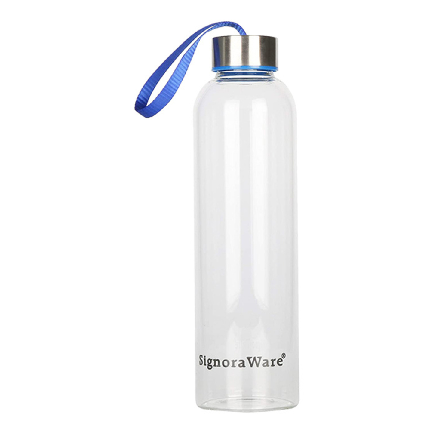 Signoraware Aqua Star Borosilicate Glass Bottle - Multicolour: 750 ml