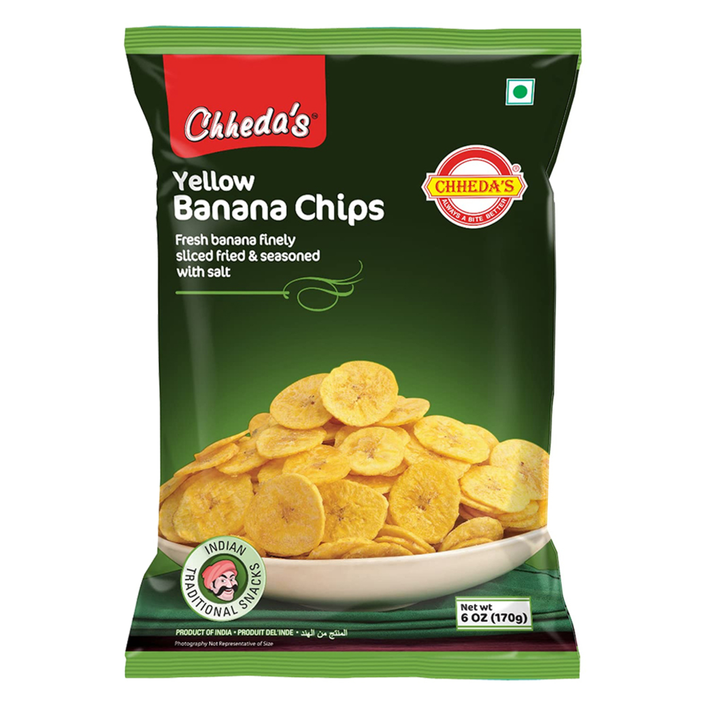 Chheda's Yellow Banana Chips: 170 gms