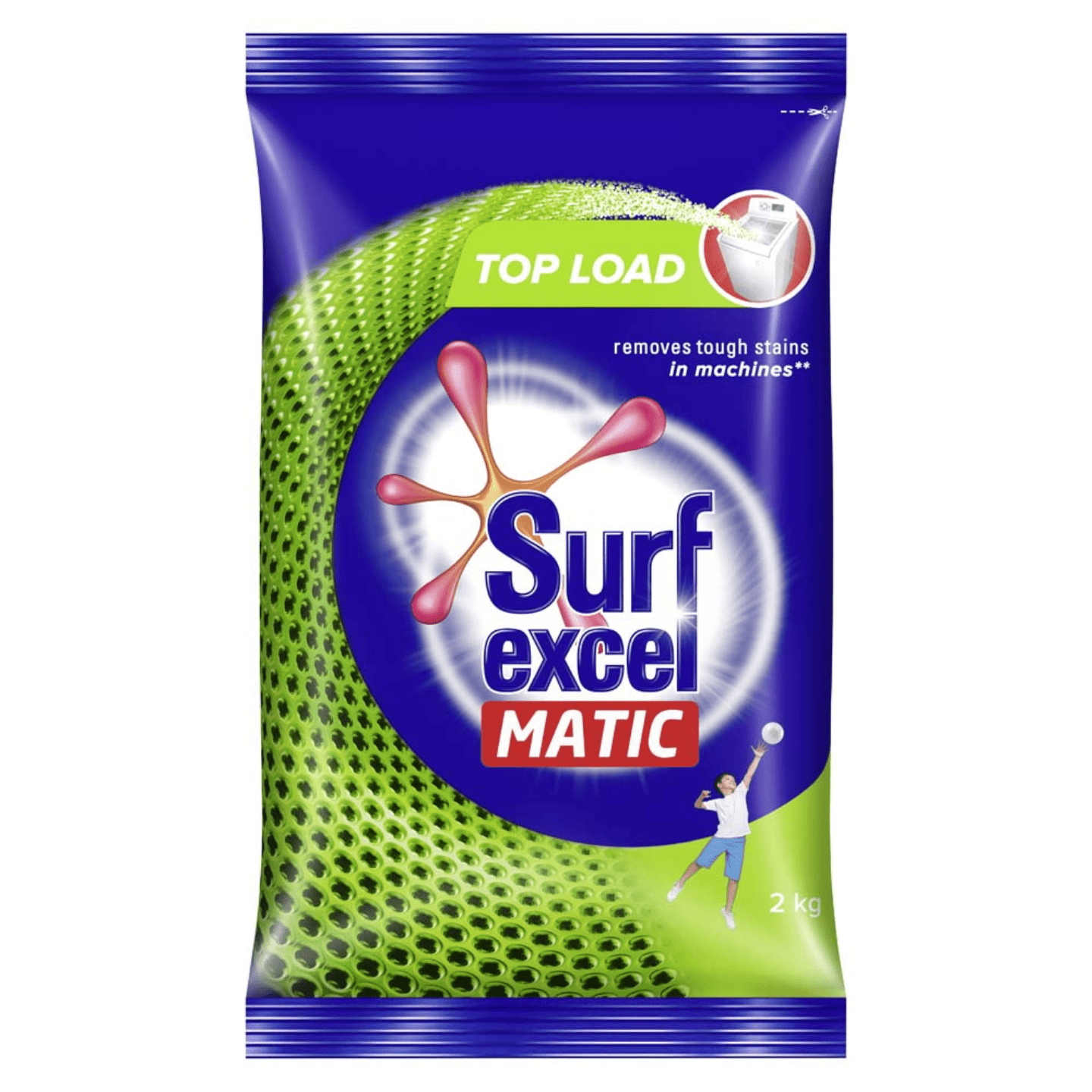 Surf Excel Matic Top Load Detergent Powder (Pouch): 2 kgs