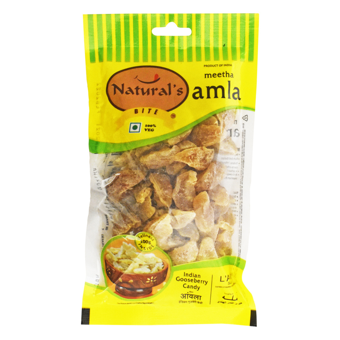 Natural's Bite Meetha Amla: 100 gms