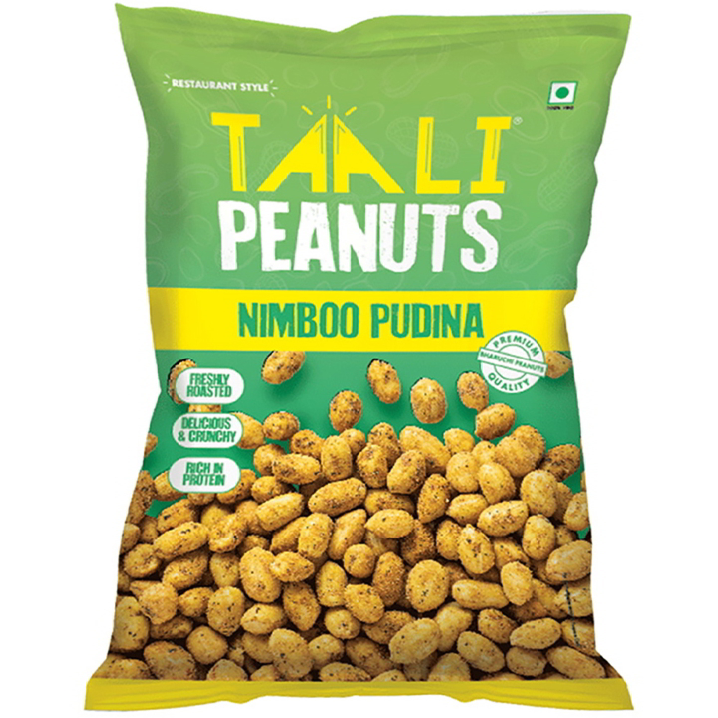 Taali Roasted Peanuts - Nimboo Pudina: 140 gms