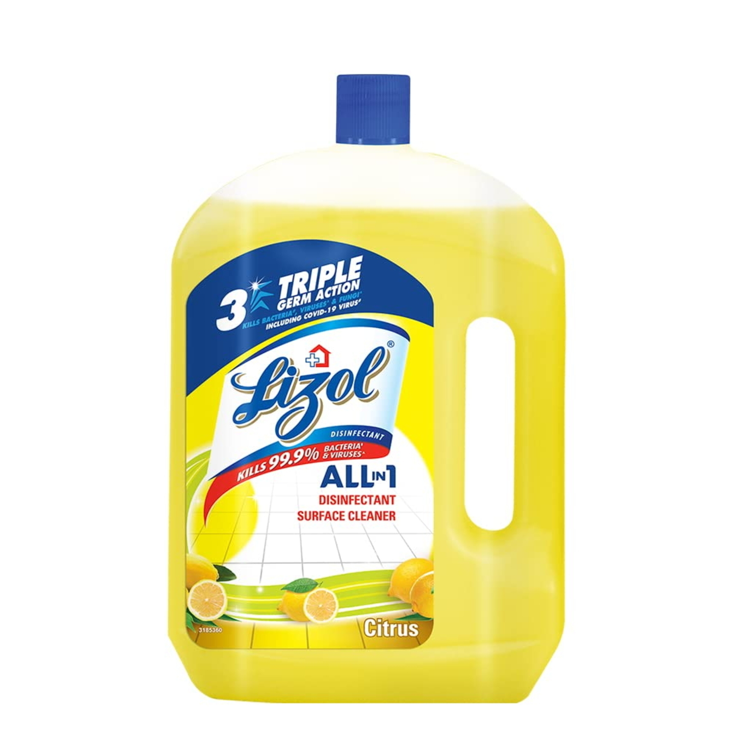 Lizol Disinfectant Surface Cleaner - Citrus: 2 Litres