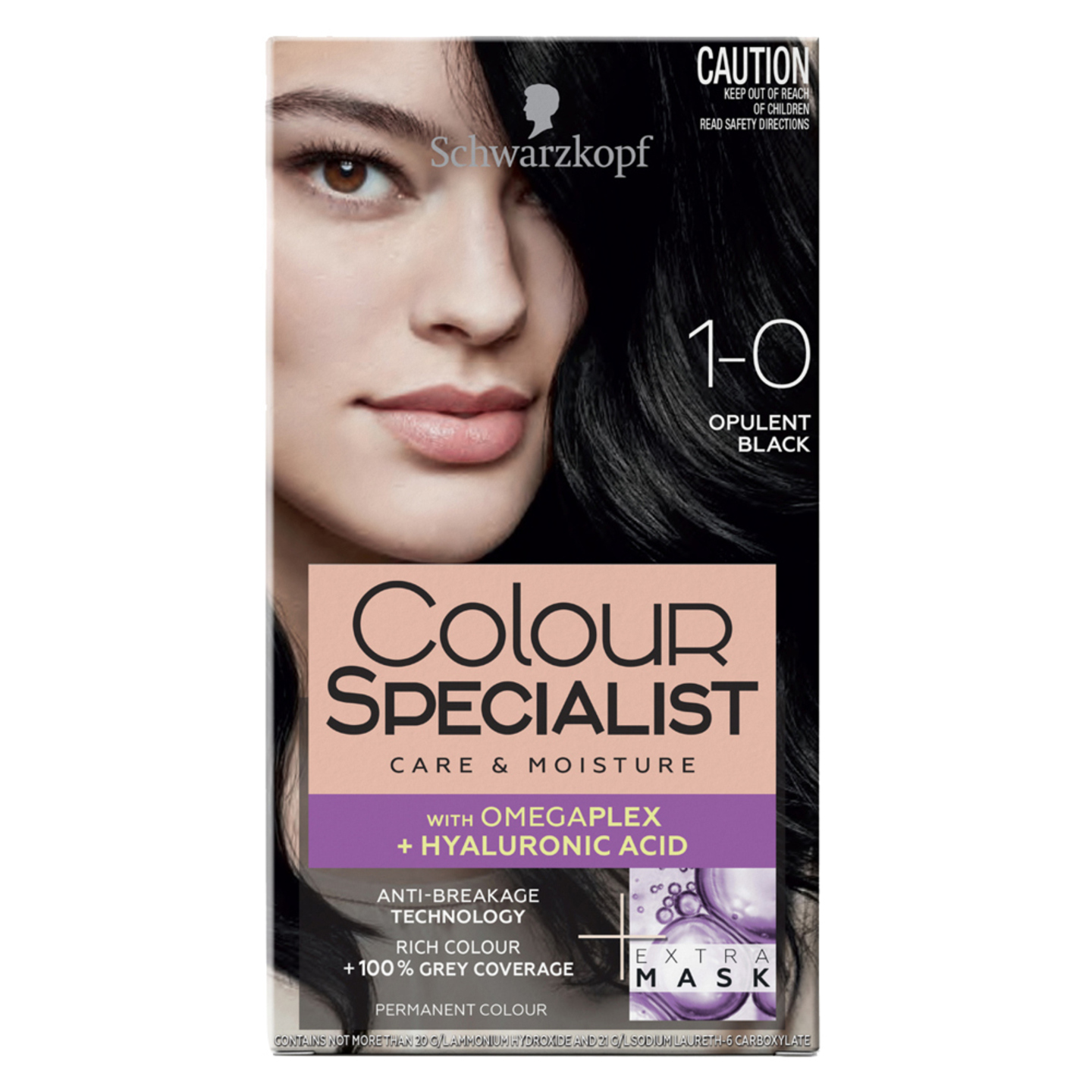 Schwarzkopf Color Specialist Hair Colour 1.0 Opulent Black: 165 ml