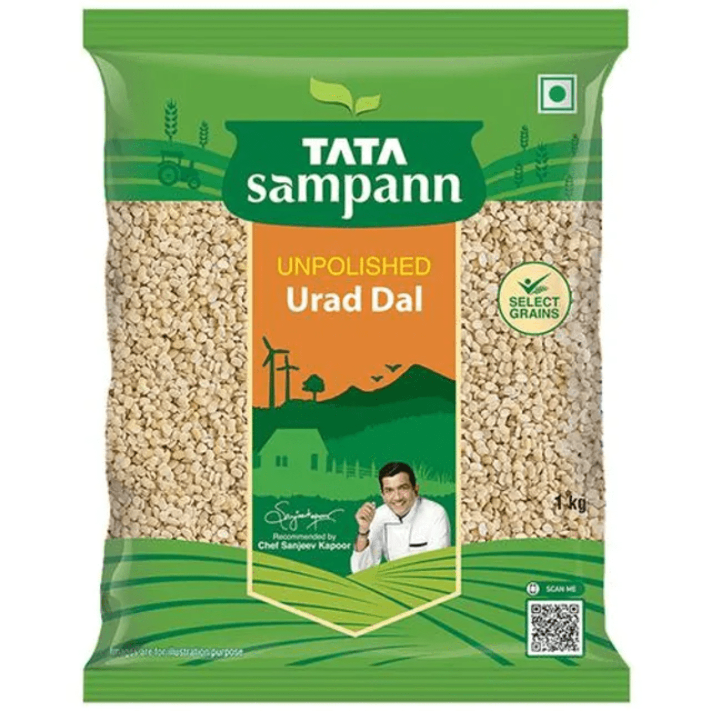 Tata Sampann Unpolished Urad Dal 1 kg