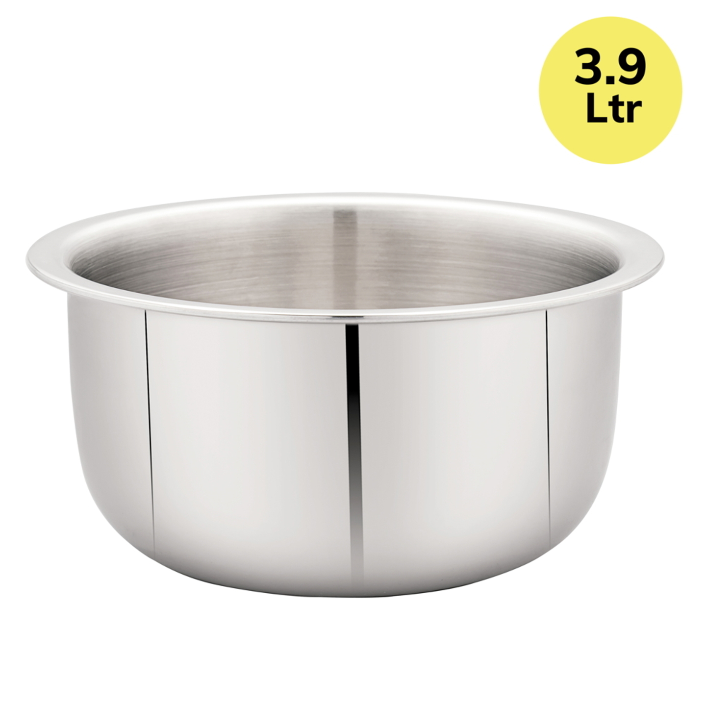 Stainless Steel Triply Tope - 22 cm: 3.9 Litres