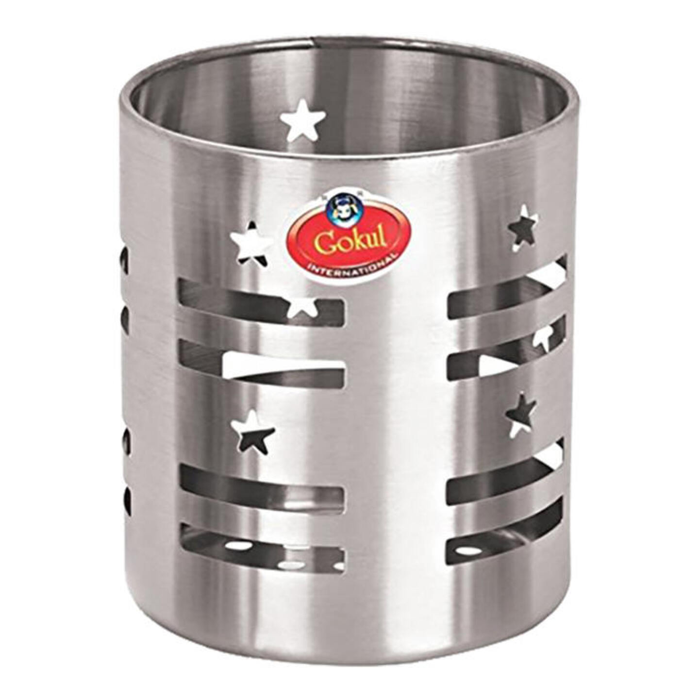 Gokul Stainless Steel Cutlery Holder No.4: 1 Piece