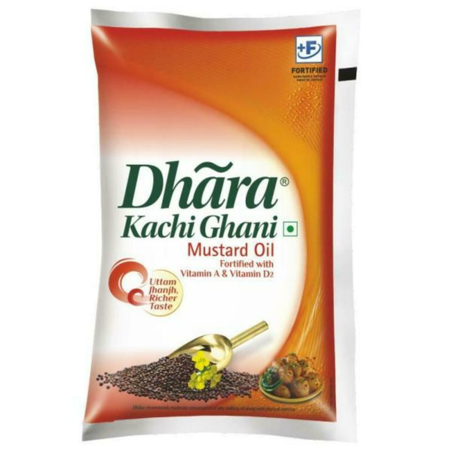 Dhara Kachi Ghani Mustard Oil 