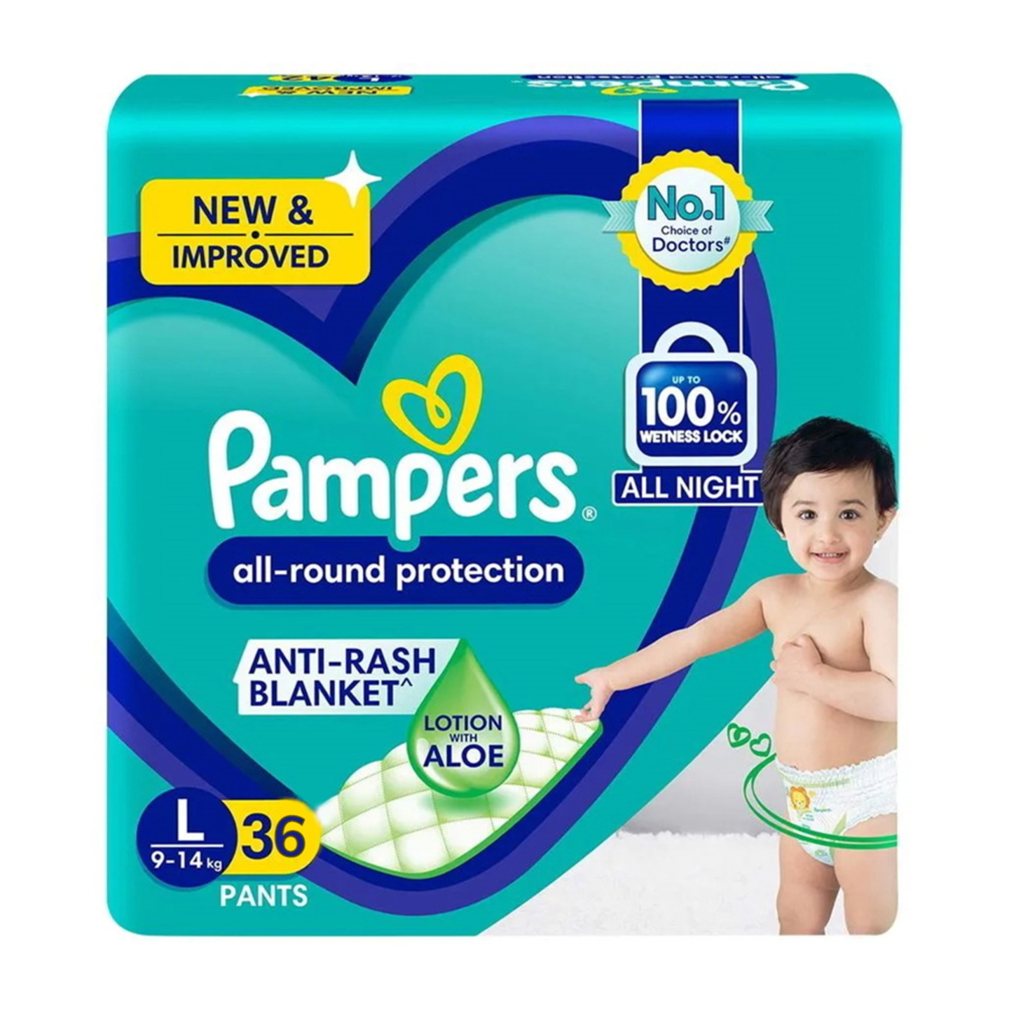 Pampers All Round Protection Pants - Large