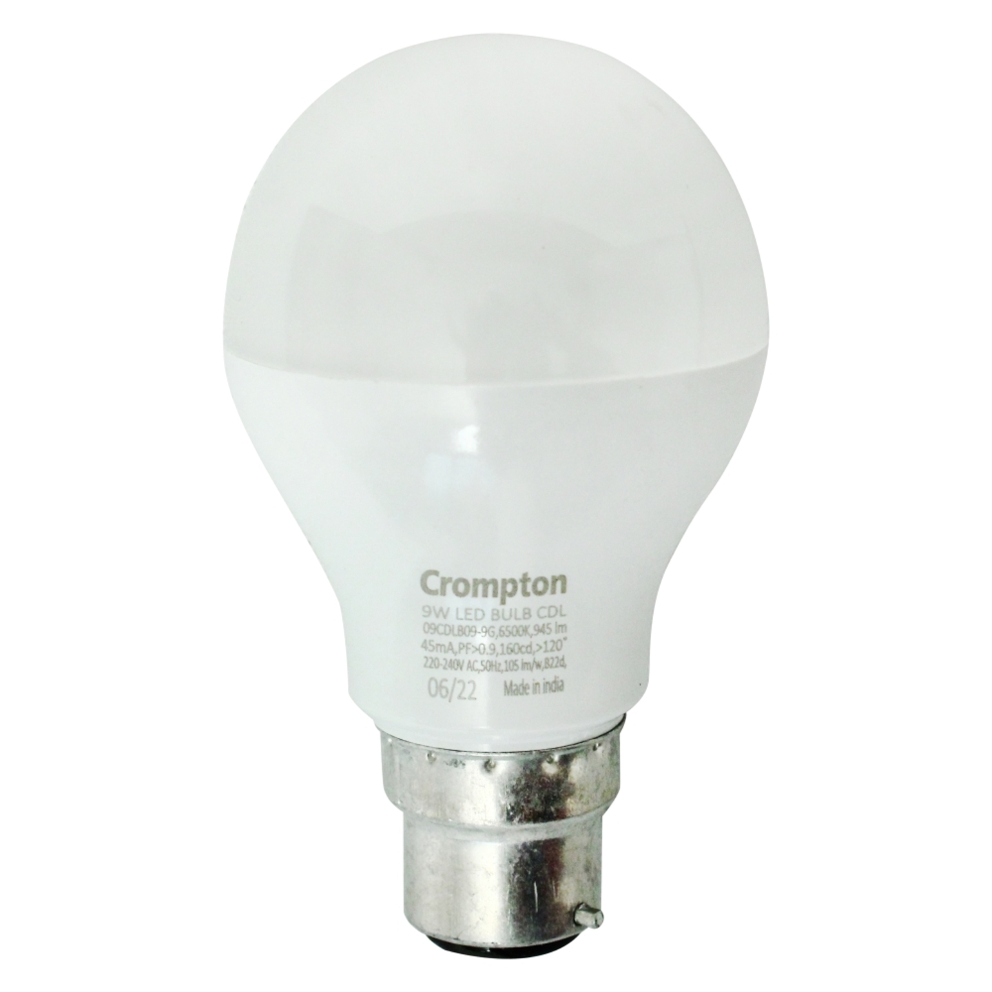 Compton Greaves Ecoglo B22 CDL LED Bulb: 9 W