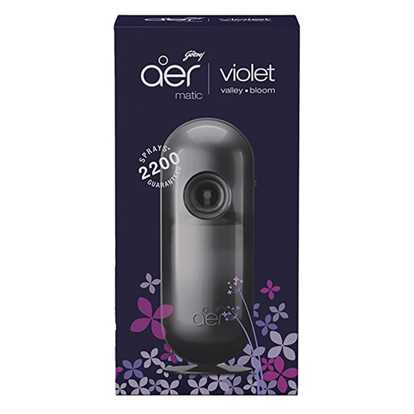 Godrej Aer Matic Automatic Air Freshener - Violet Valley Bloom: 1 Unit