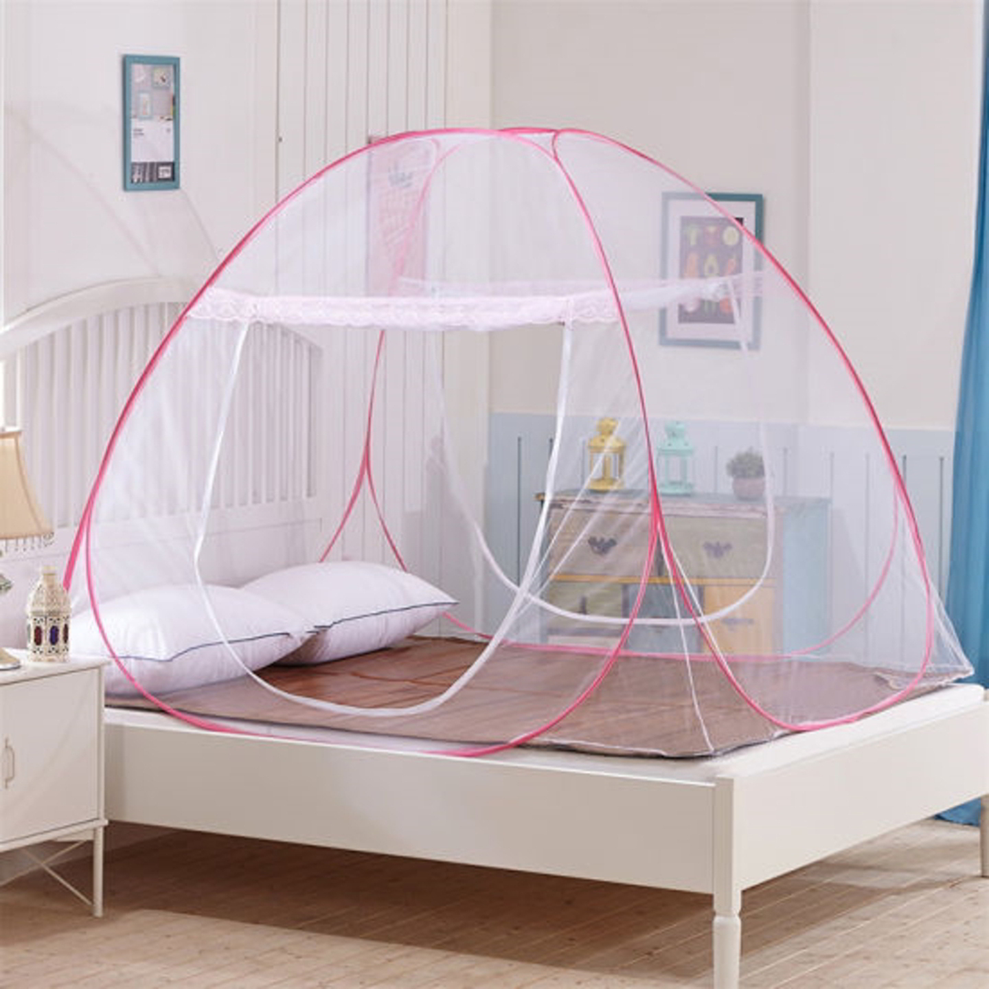 Foldable Mosquito Net: Double Bed - 1 Unit