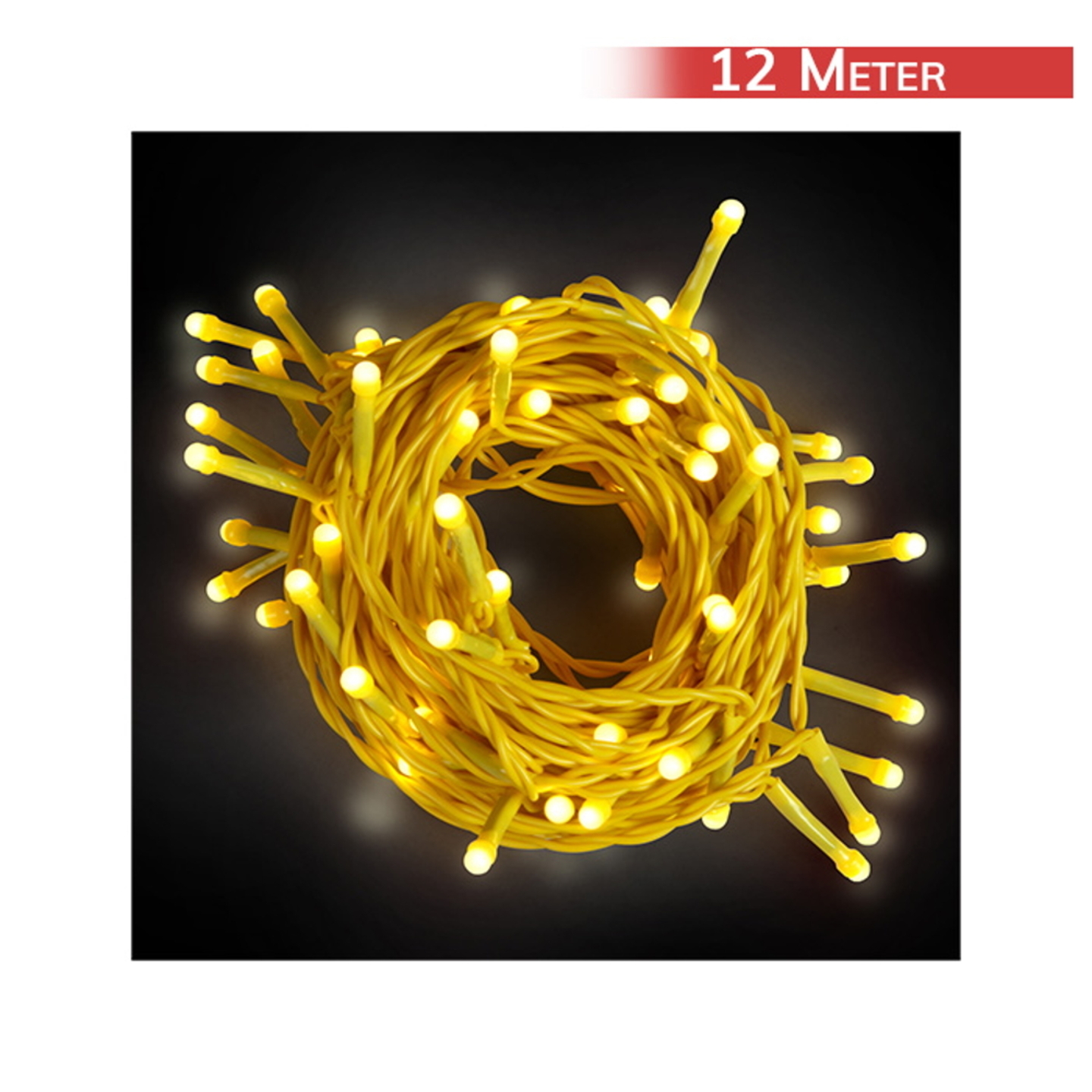 Ecolink StarGlow LED String Light - Yellow: 12 Meter