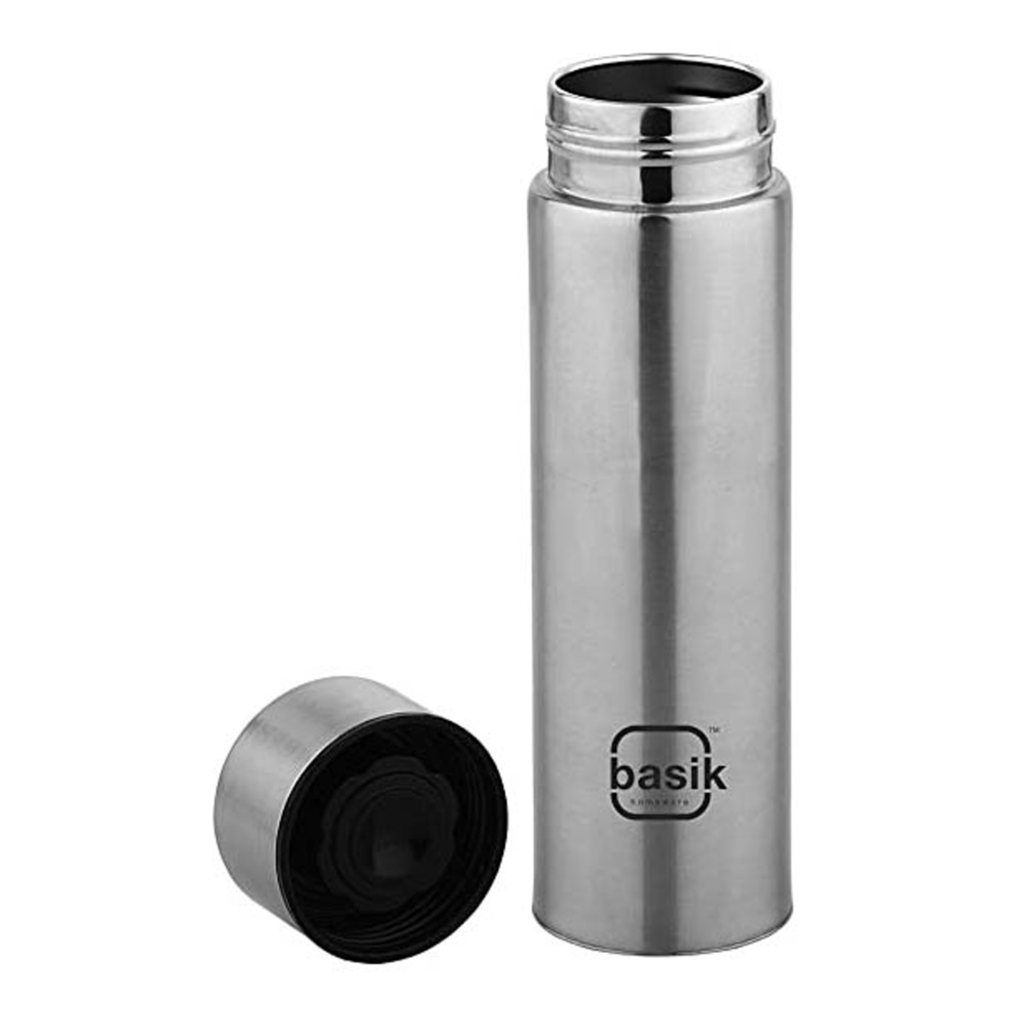 Basik Stainless Steel Aqua Slim Water Bottle: 400 ml