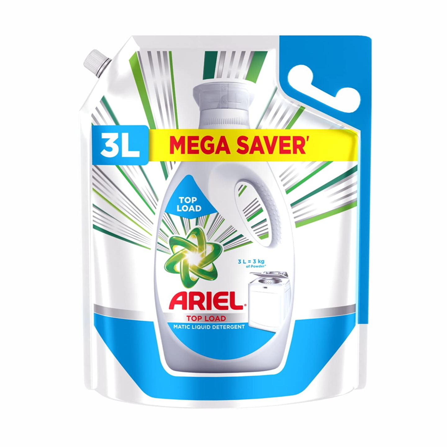 Ariel Matic Top Load Liquid Detergent: 3 Litres