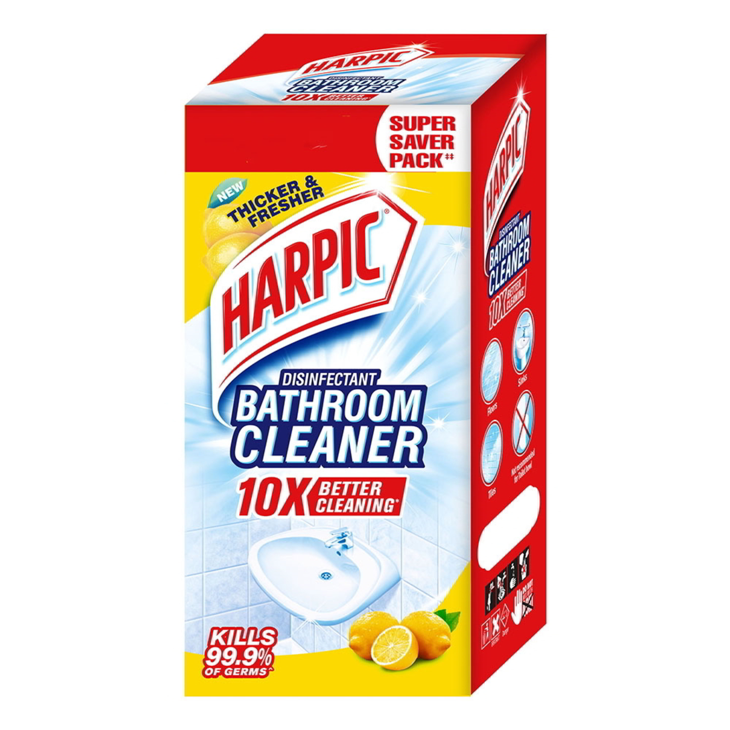 Harpic Disinfectant Bathroom Cleaner: 2x1 Litre