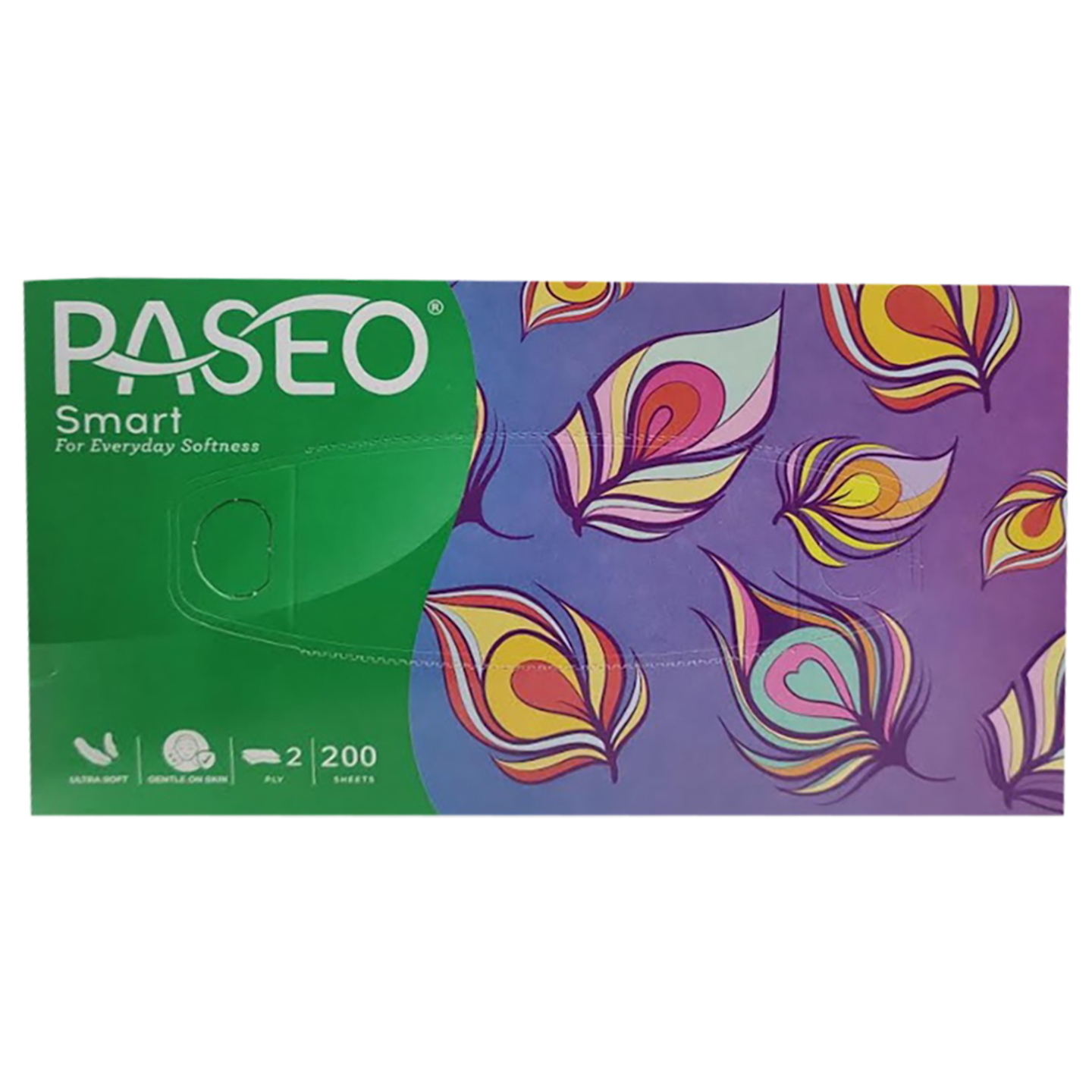 Paseo Facial Tissues: 200 Units