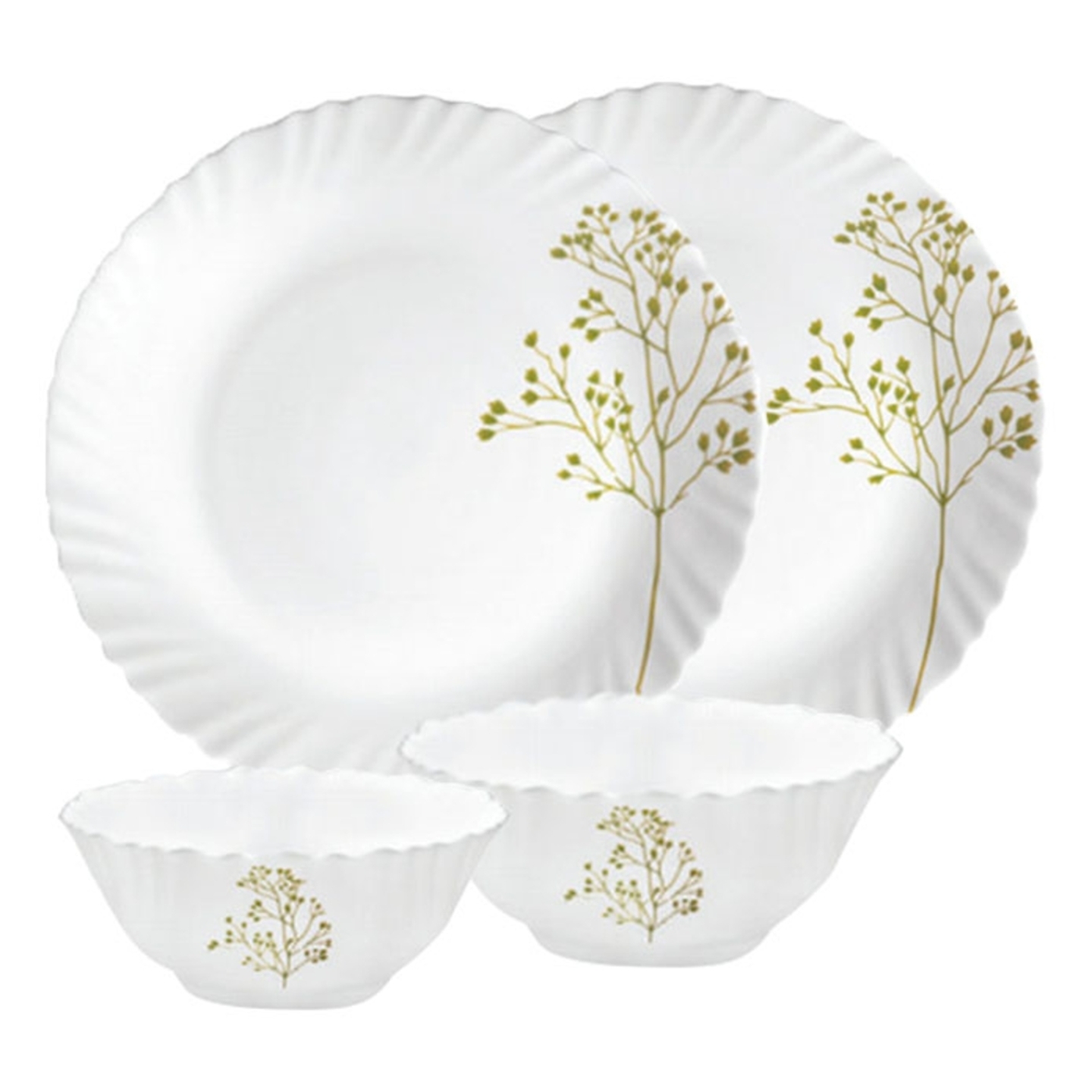 La Opala Novo Dinner Set: 10 Pieces