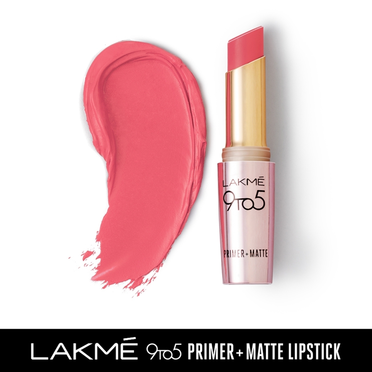 Lakme 9to5 Primer + Matte Lipstick - Blush Pink: 3.6 gms