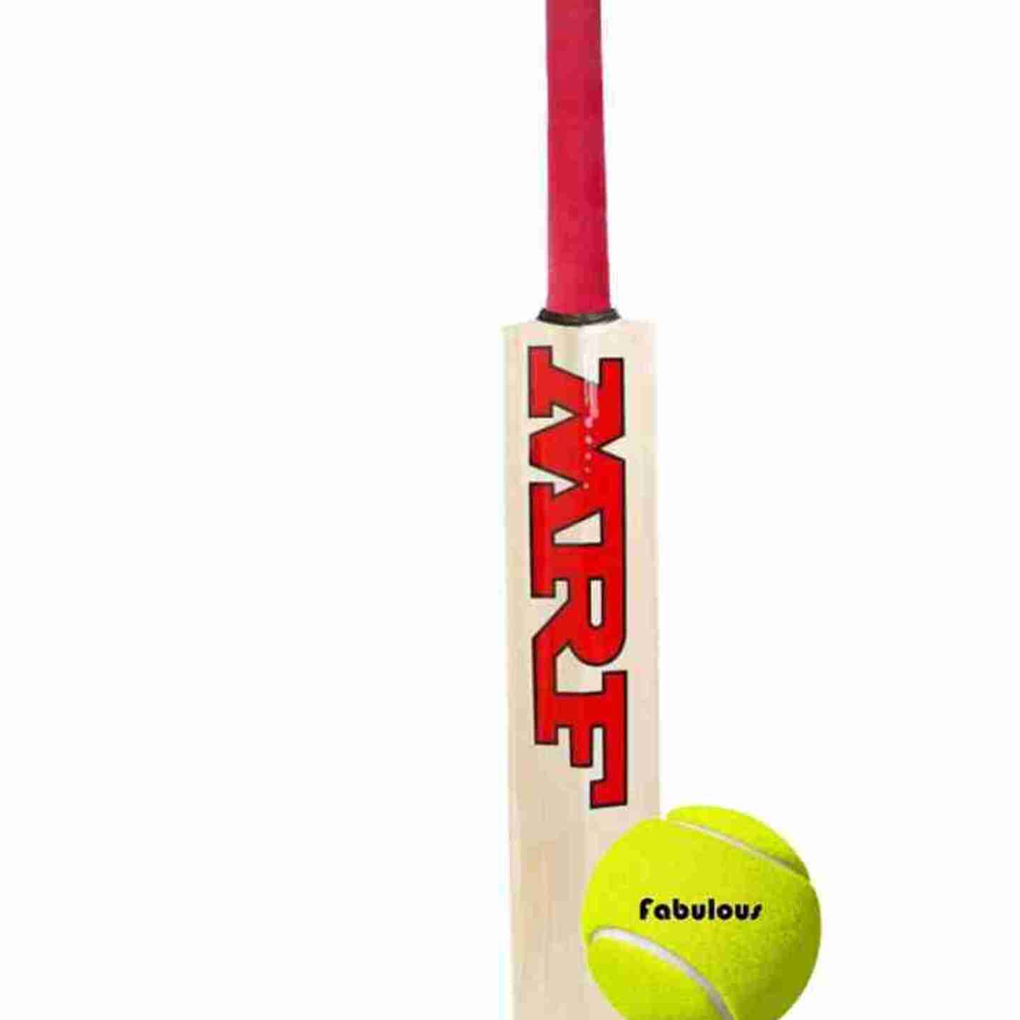 MRF Cricket Bat With Tennis Ball