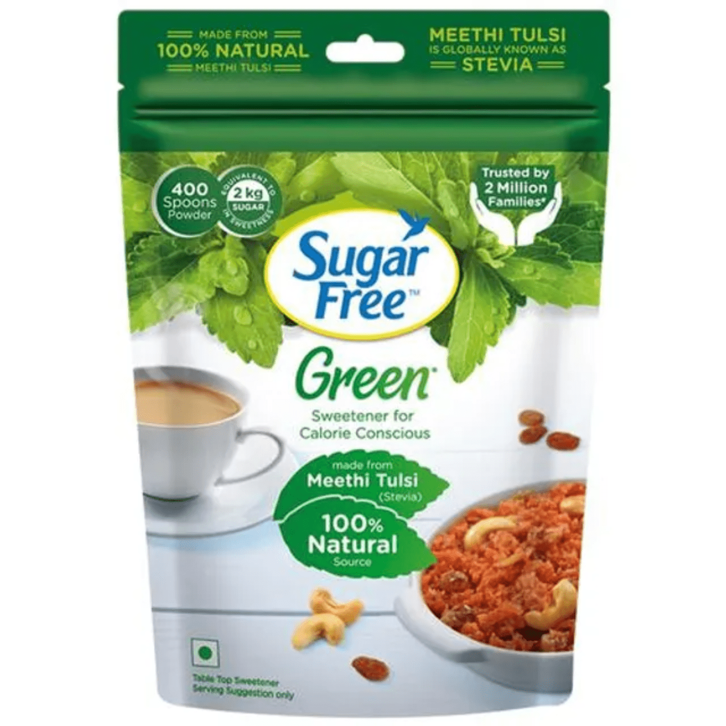 Sugar free Green 100% Natural Meethi Tulsi Sweetener 400gm