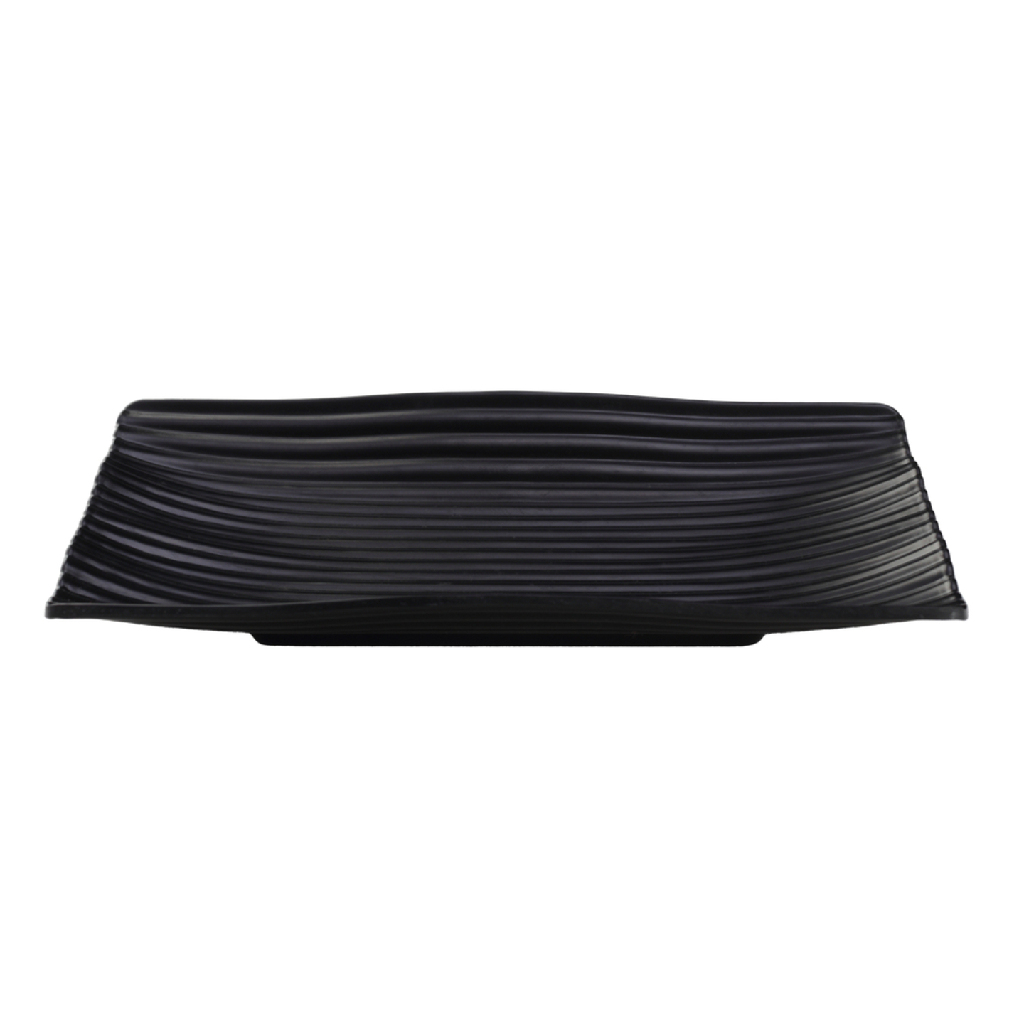 Melamine Barbecue Serving Platter - Matte Black: 1 Unit