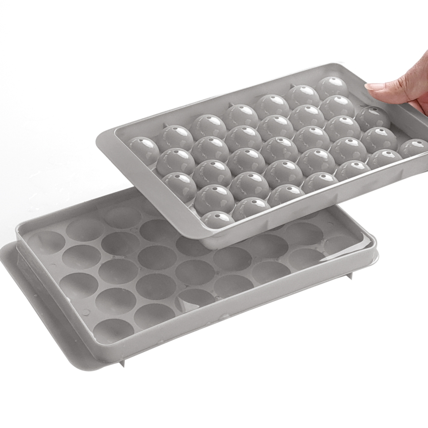 Joyo Ball Ice Tray 33 Cube - Grey: 1 Unit