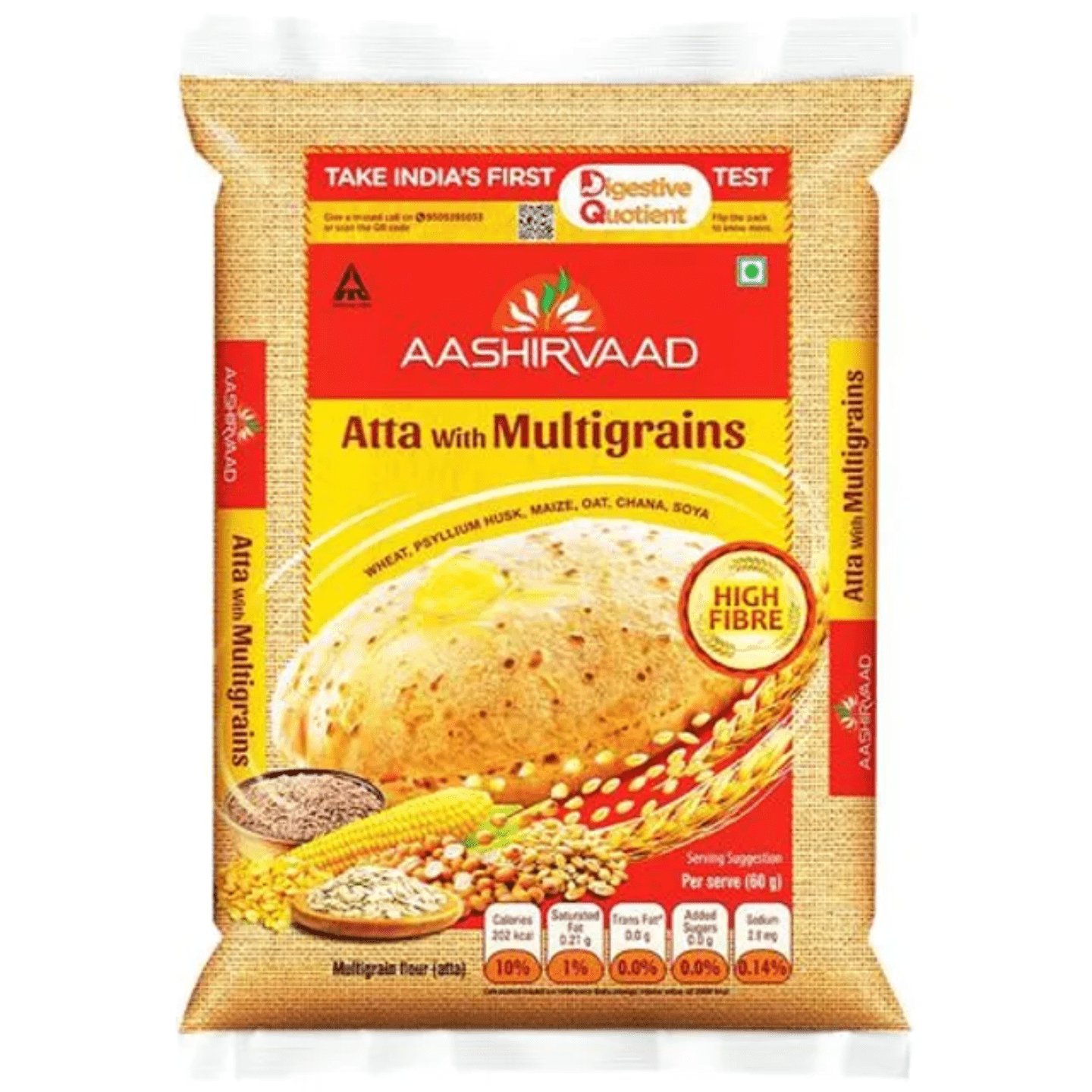 Aashirvaad Atta with Multigrains - High Fibre 