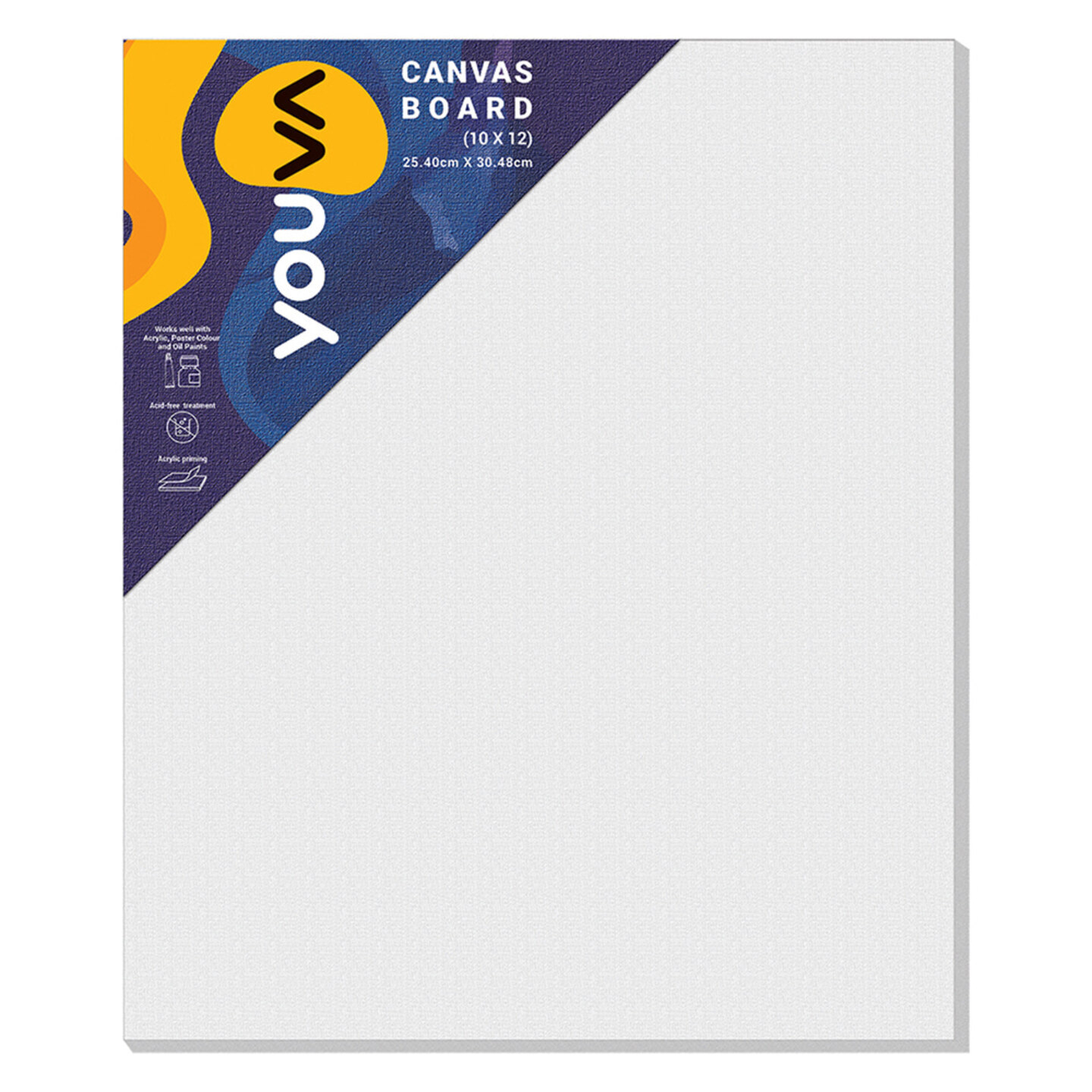 Navneet Youva Canvas Board (10x12 Inches): 1 Unit