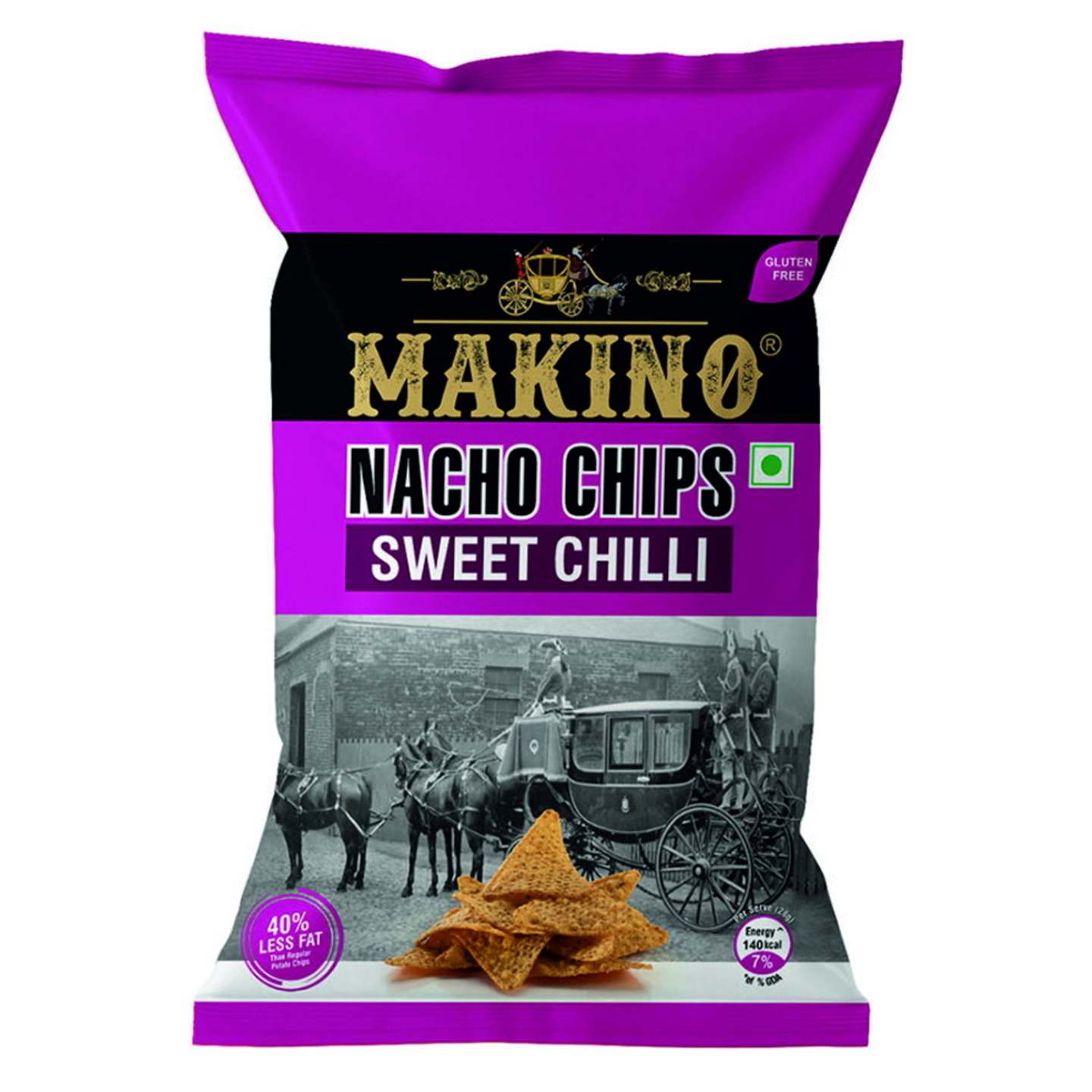 Makino Nacho Sweet Chilly Chips: 150 gms