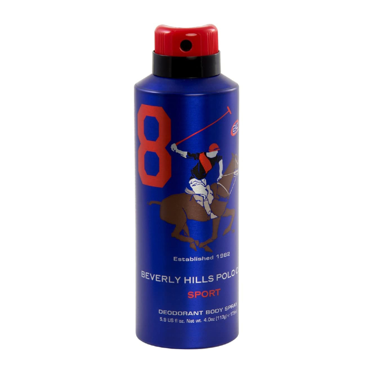 Beverly Hills Polo Club Sport No.8 Men's Deodorant Spray: 175 ml