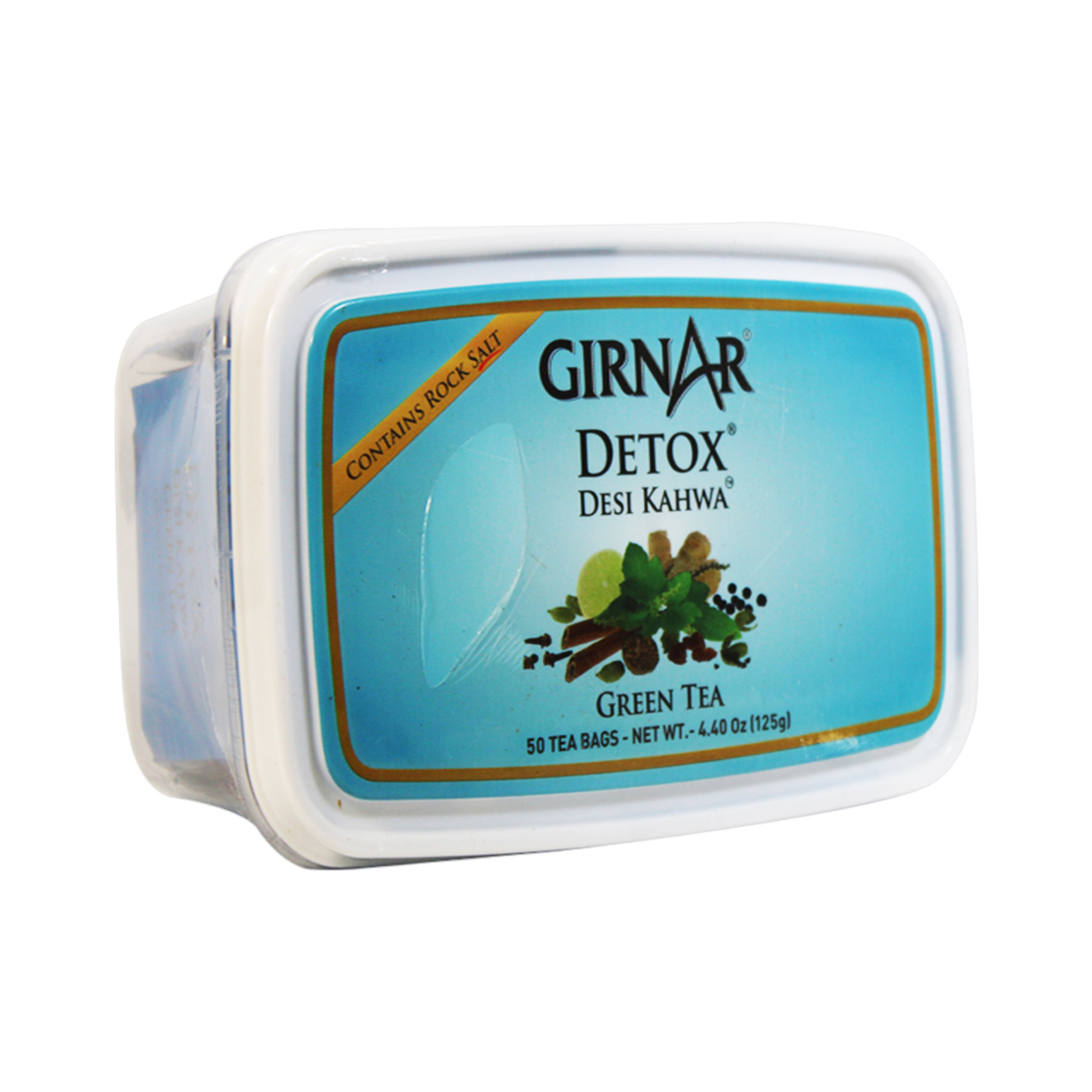 Girnar Detox Desi Kahwa Green Tea: 50 Tea-Bags