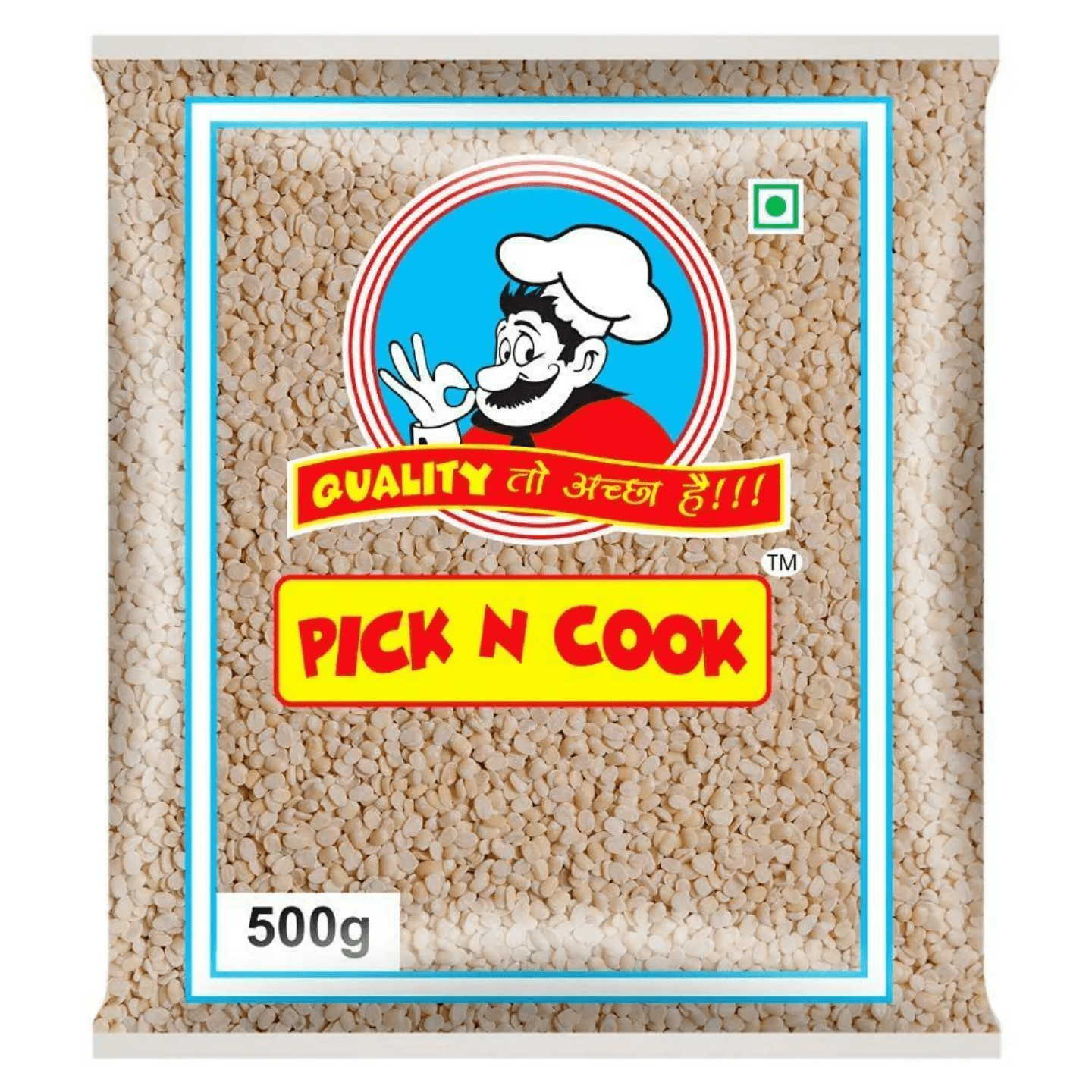 Pick N Cook Premium Urad Dal 500 gm (पिक ऍन कुक उडीद डाळ ५०० ग्रॅम)