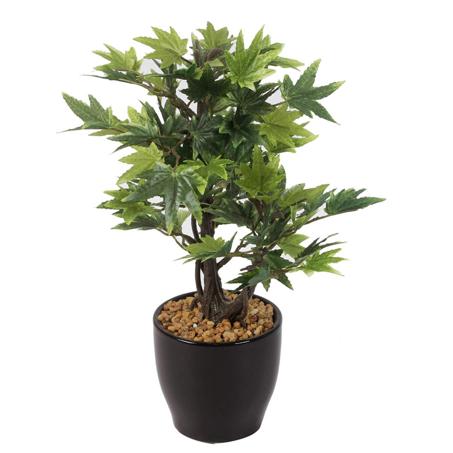 Artificial Bonsai Plant With Pot BONSAI0168 - Green 1 Unit