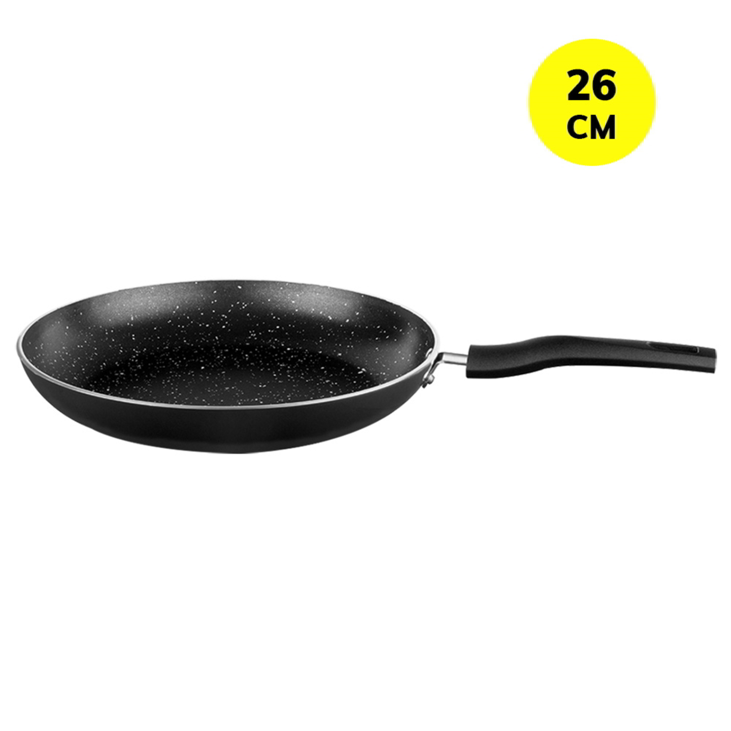 Borosil Granito Induction Base Non-Stick Fry Pan - Black: 26 cm