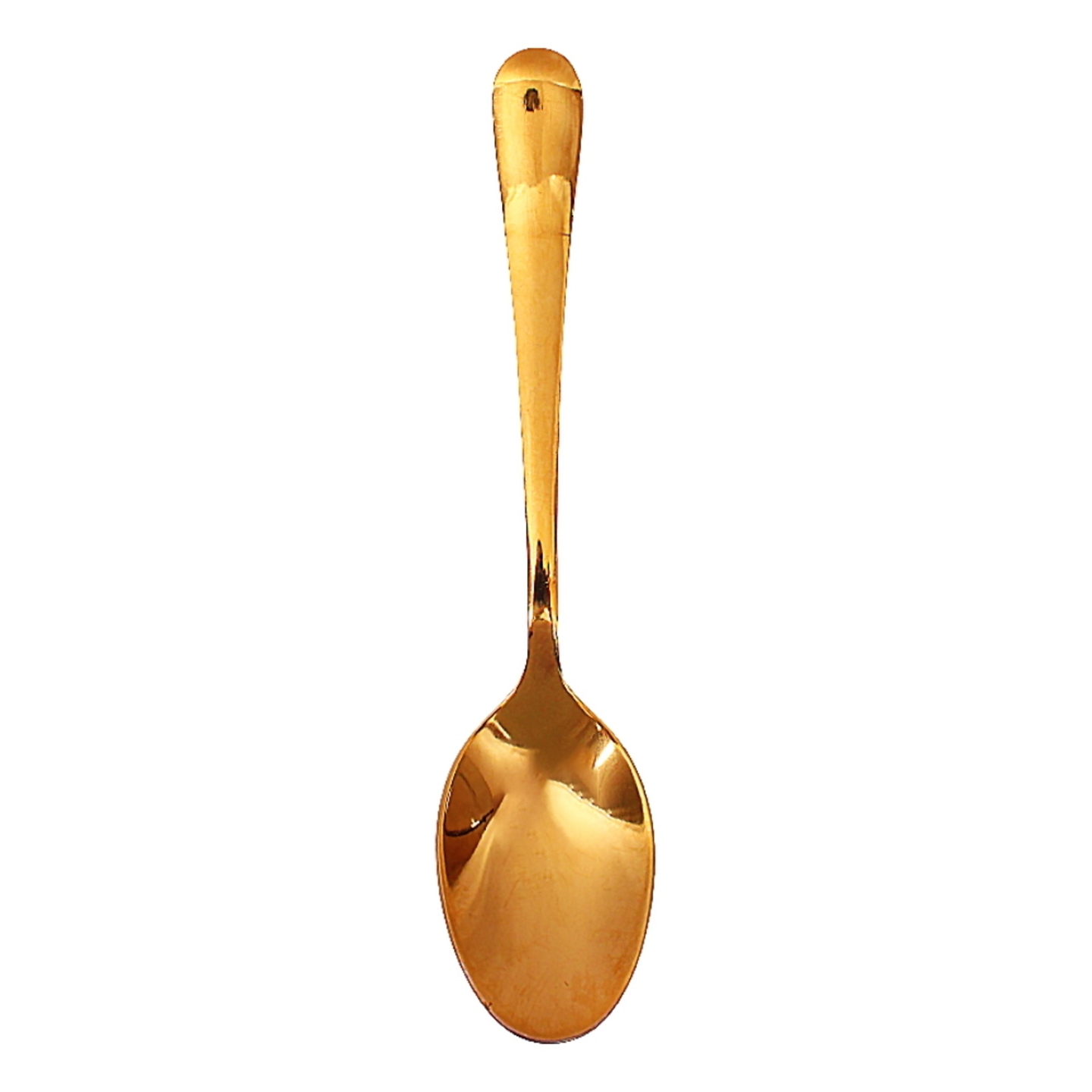 Stainless Steel Gold Finish Baby Spoon: 1 Unit