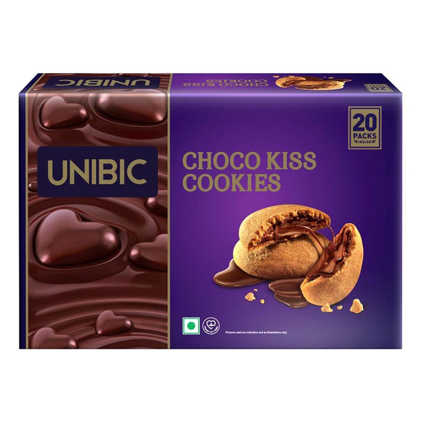 Unibic Choco Kiss Cookies: 250 gms