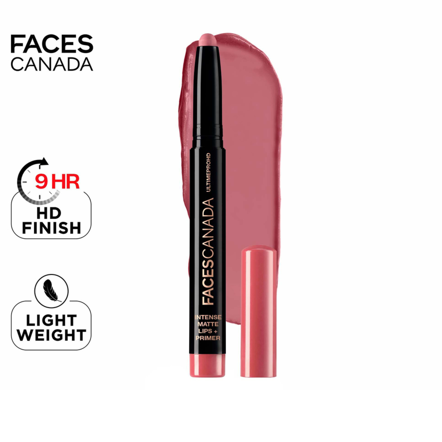 Faces Canada HD Matte Lips + Primer - Perfection 01: 1.4 gms