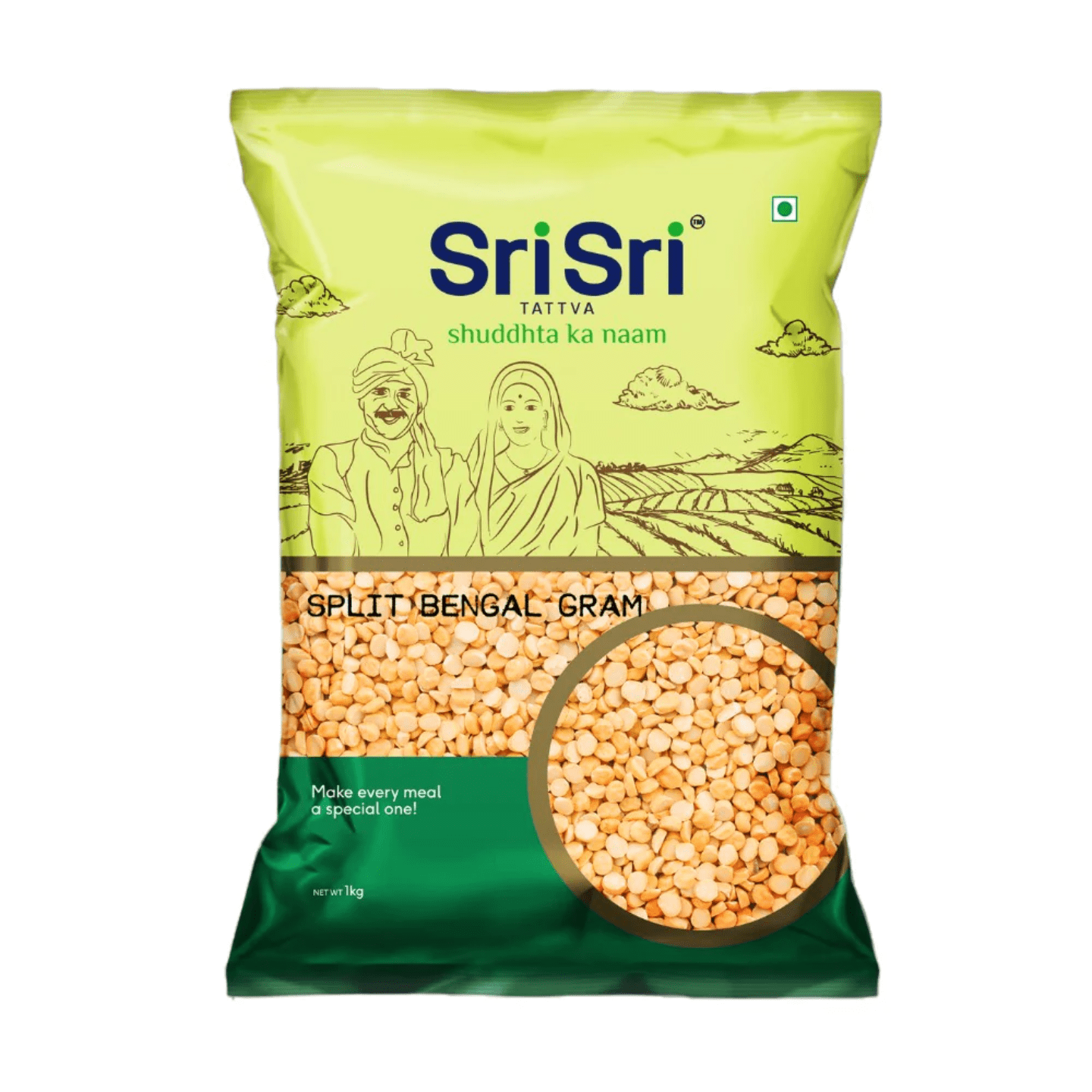 Sri Sri Tattva Chana Dal 1 kg (श्री श्री तत्व चणा डाळ १ किलो)