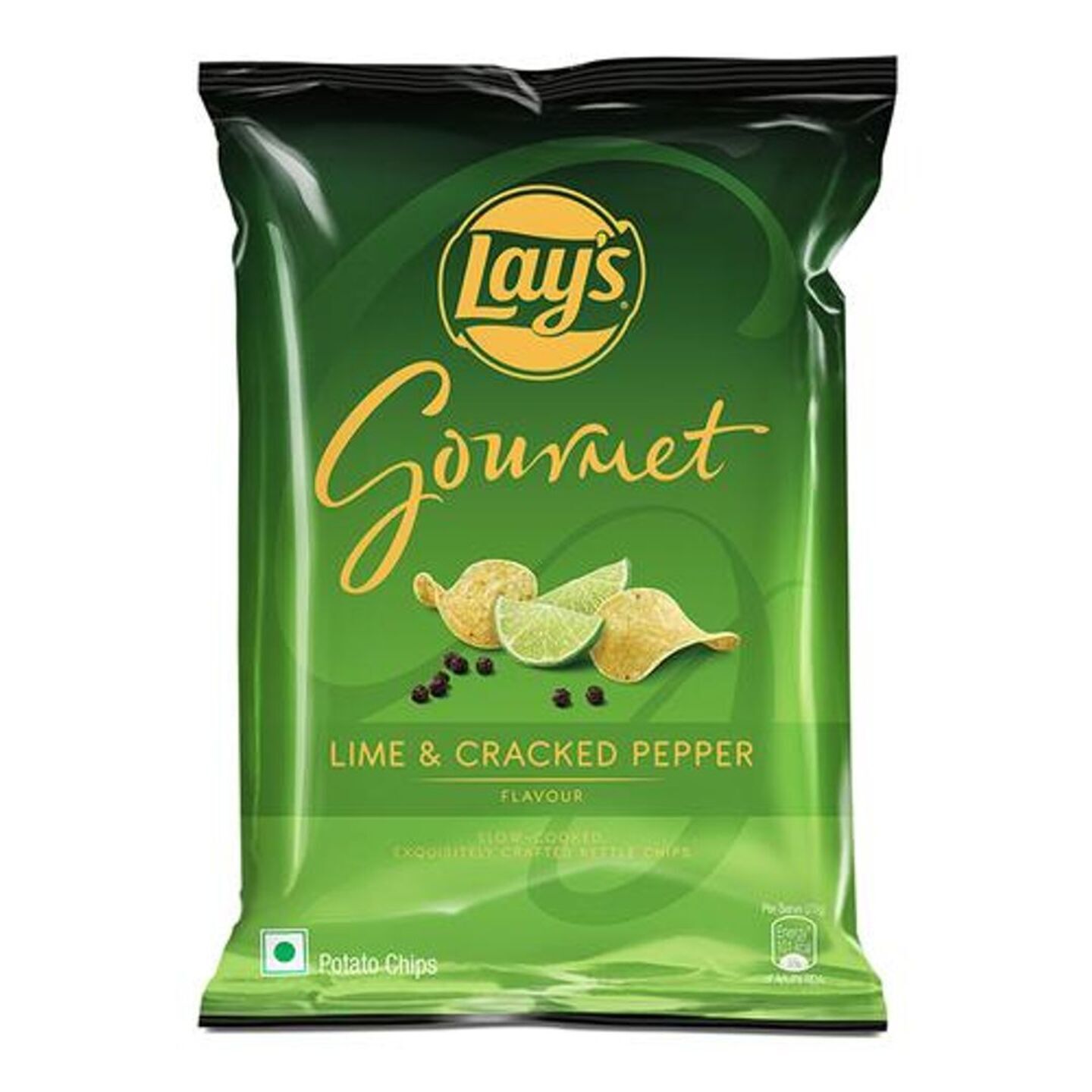 Lay's Gourmet Lime & Cracked Pepper Potato Chips: 80 gms