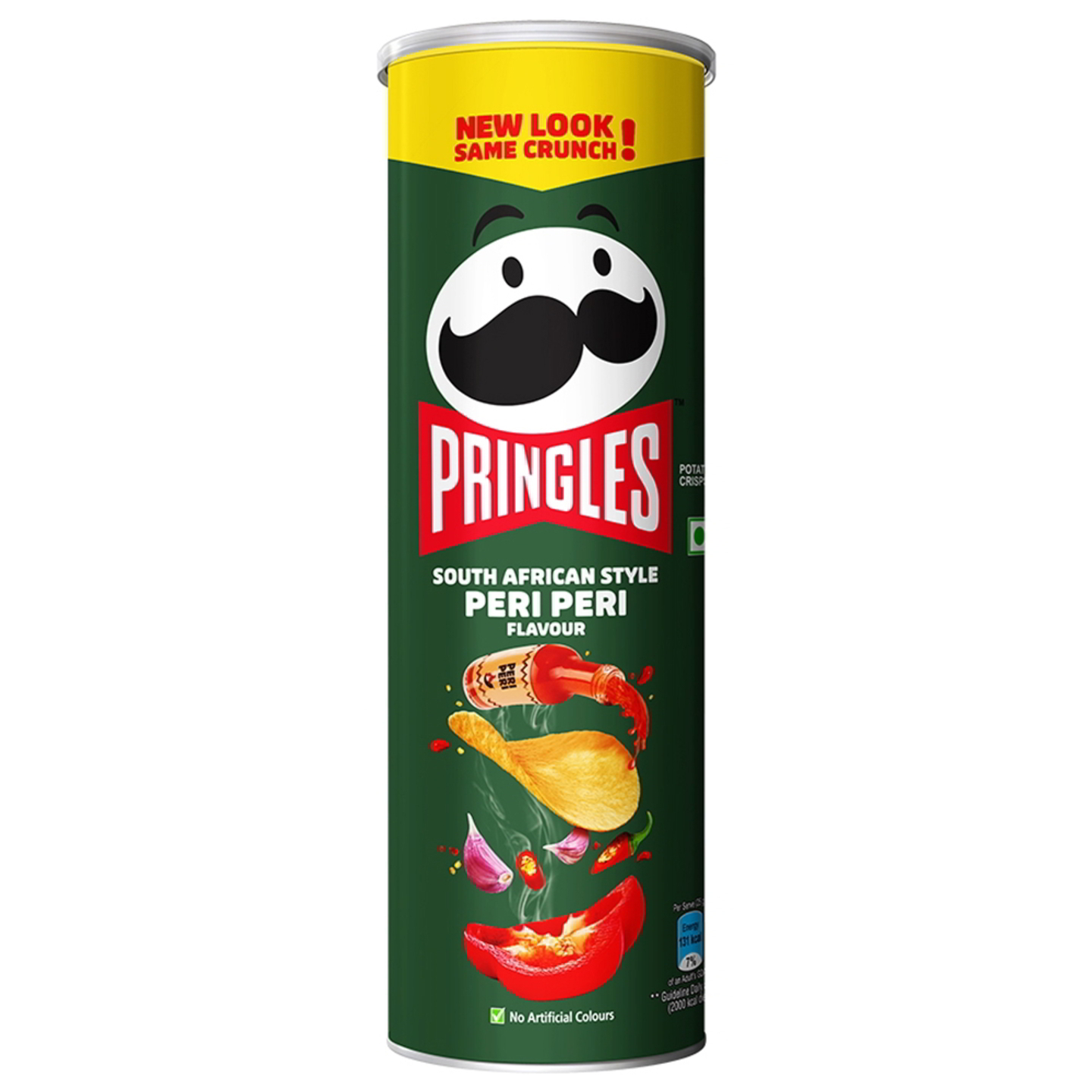 Pringles Potato Chips - Peri Peri: 102 gms