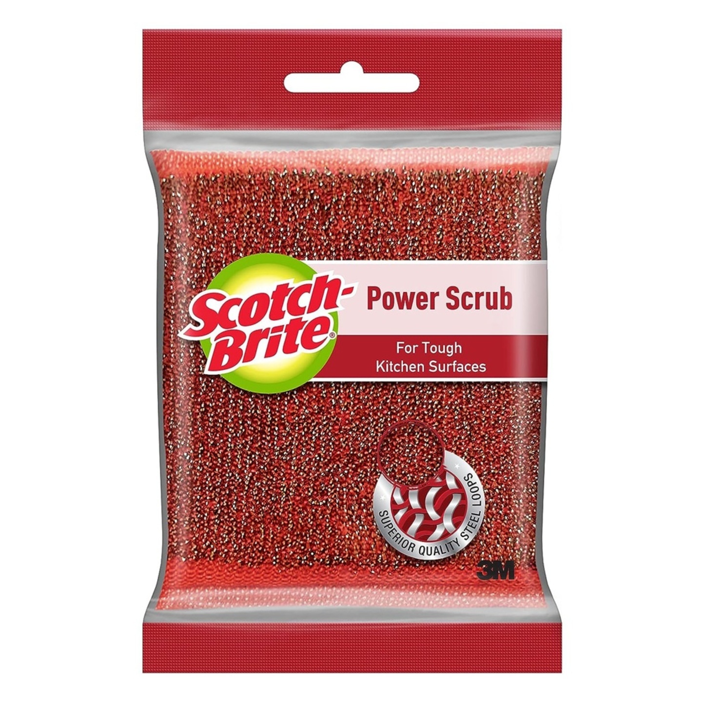 Scotch Brite Power Scrub: 1 Unit