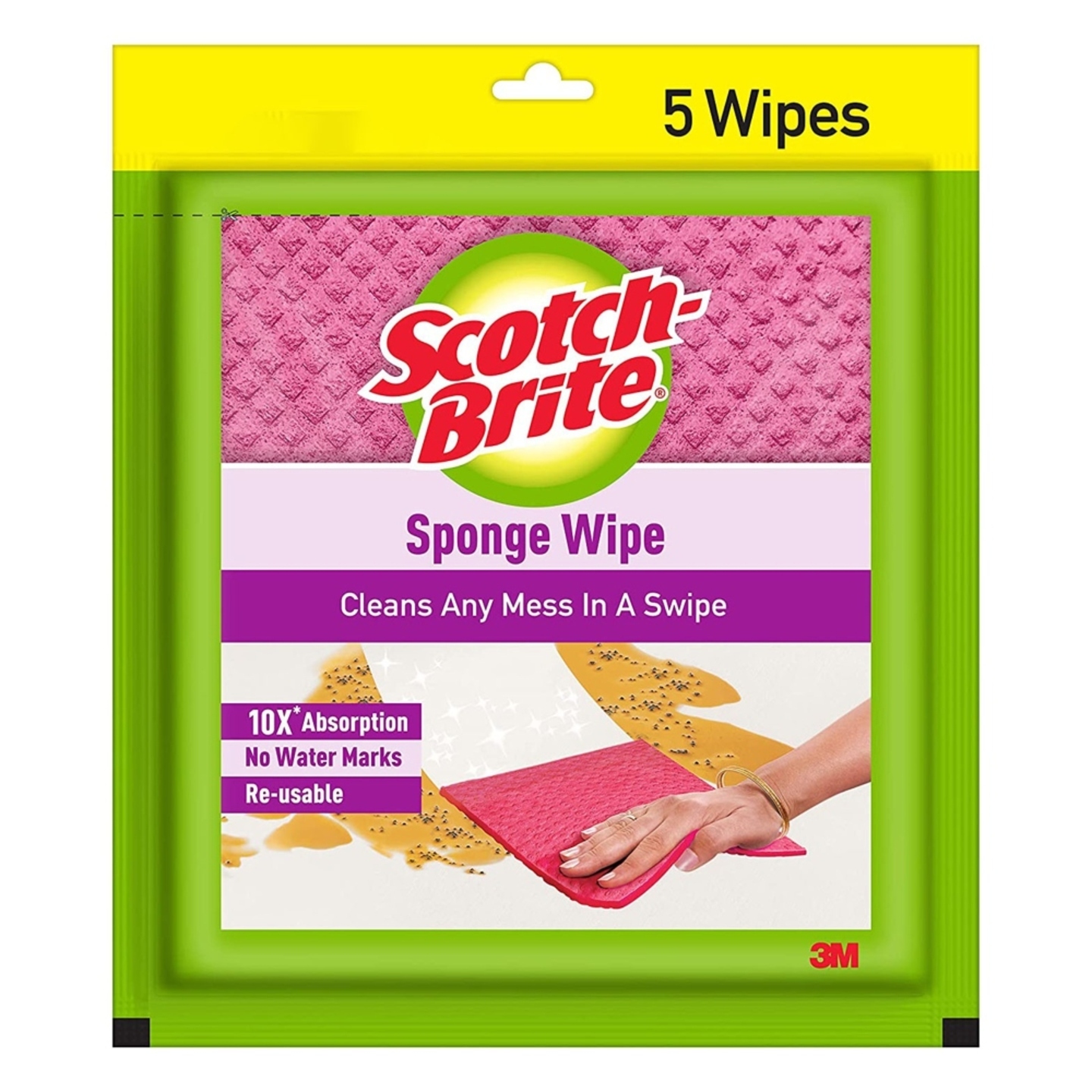 Scotch Brite Sponge Wipes - 17.5 cm x 15 cm