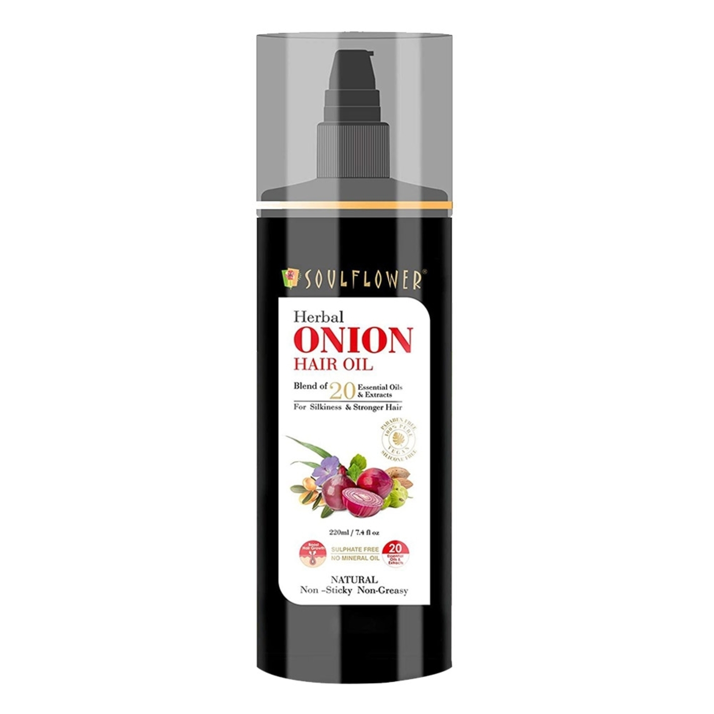 Soulflower Onion Hair Oil: 220 ml