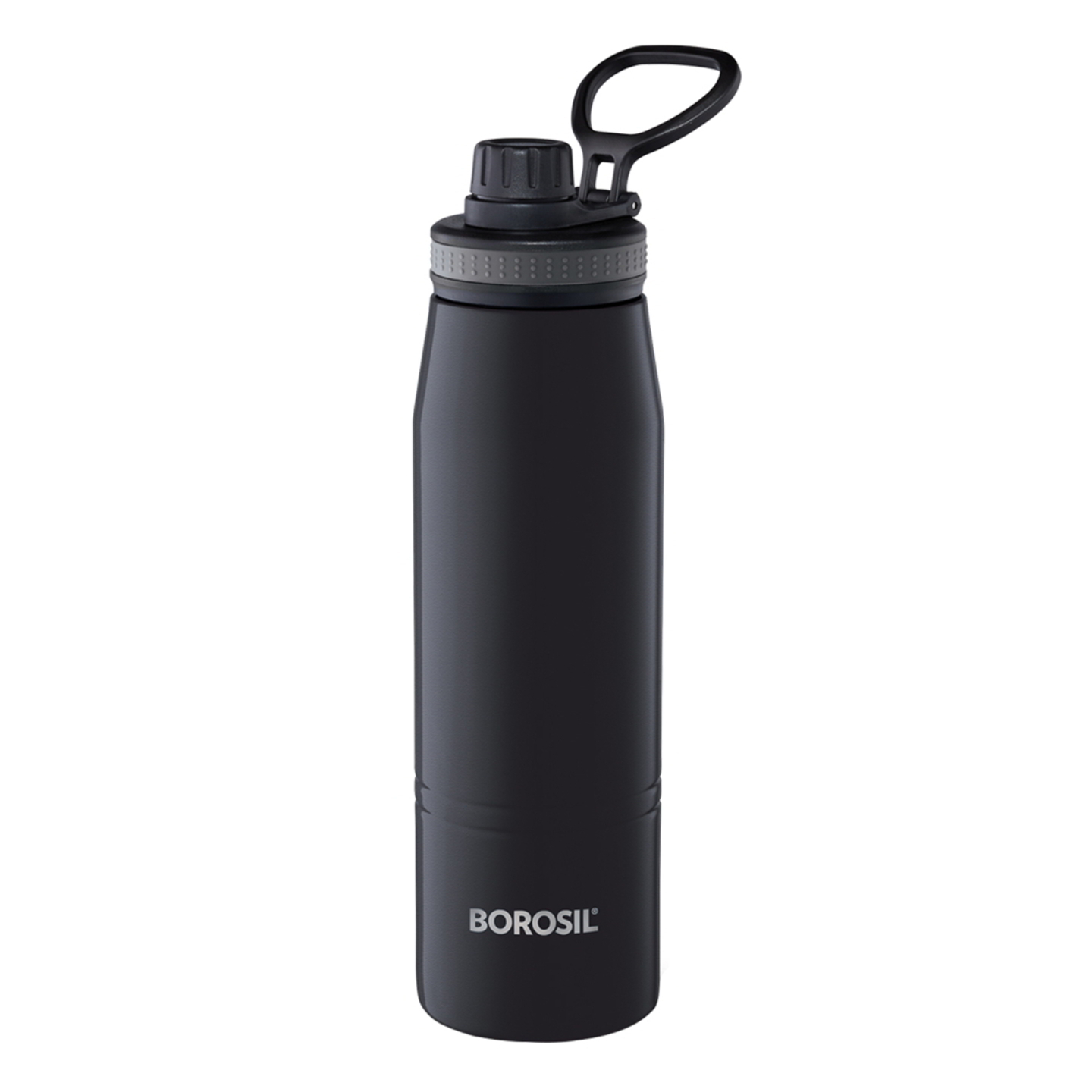 Borosil Stainless Steel Go Sport Water Bottle - Black: 900 ml