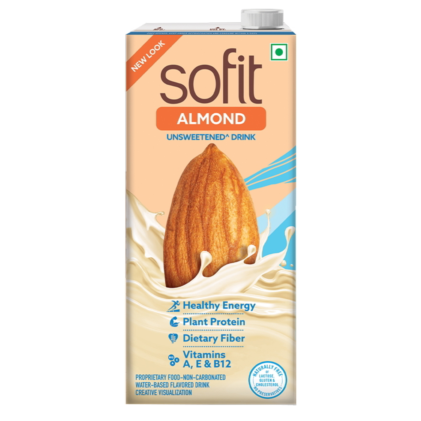 Sofit Almond Unsweetened Drink: 1 Litre