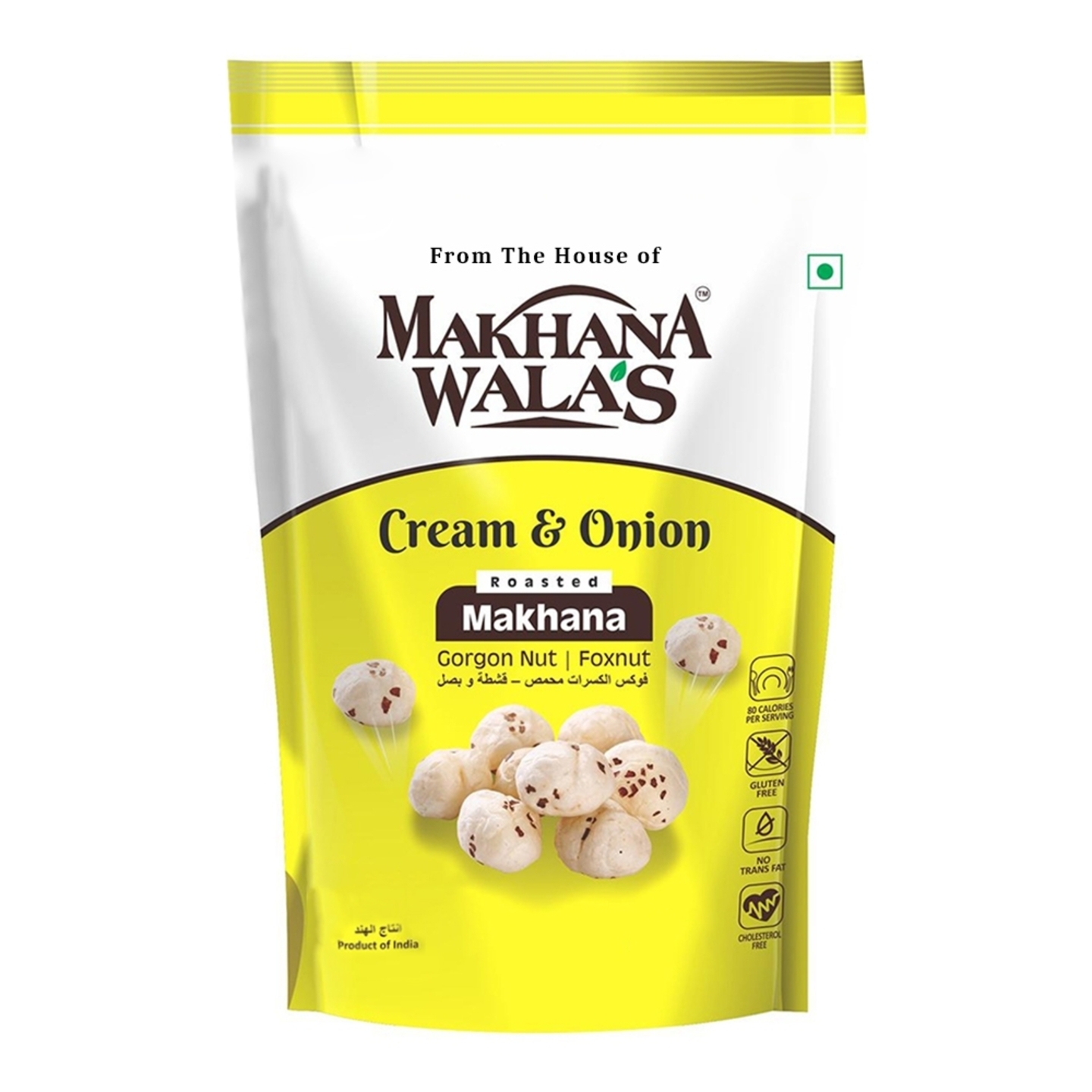 Makhanawala's Cream & Onion Makhana: 28 gms