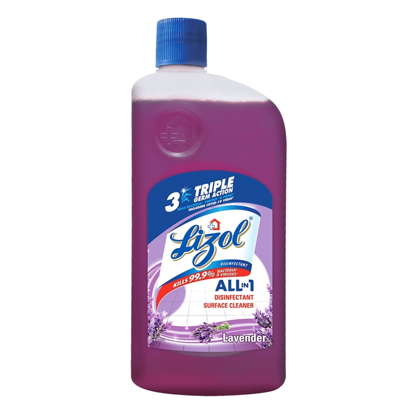 Lizol Lavender Disinfectant Surface Cleaner: 1 Litre