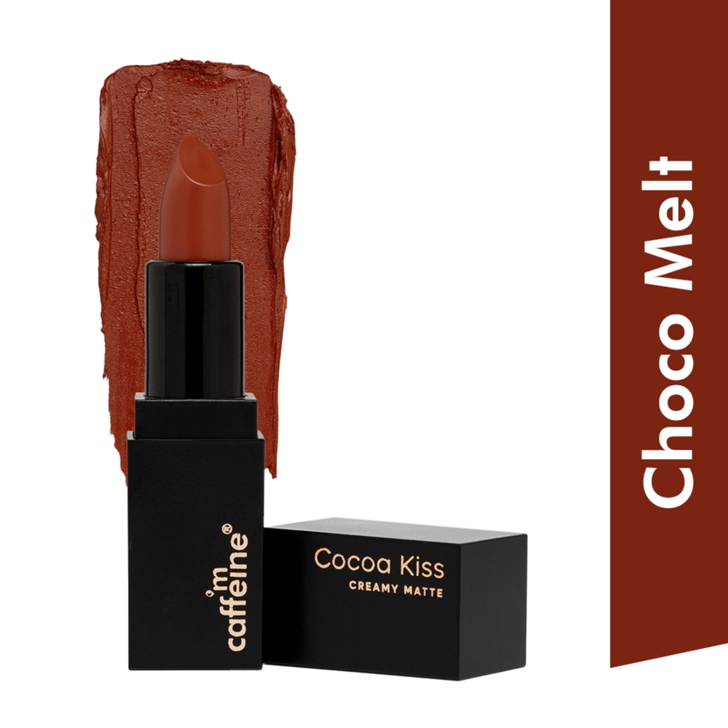 mCaffeine Cocoa Kiss Creamy Matte Lipstick - Choco Melt: 4.2 gms