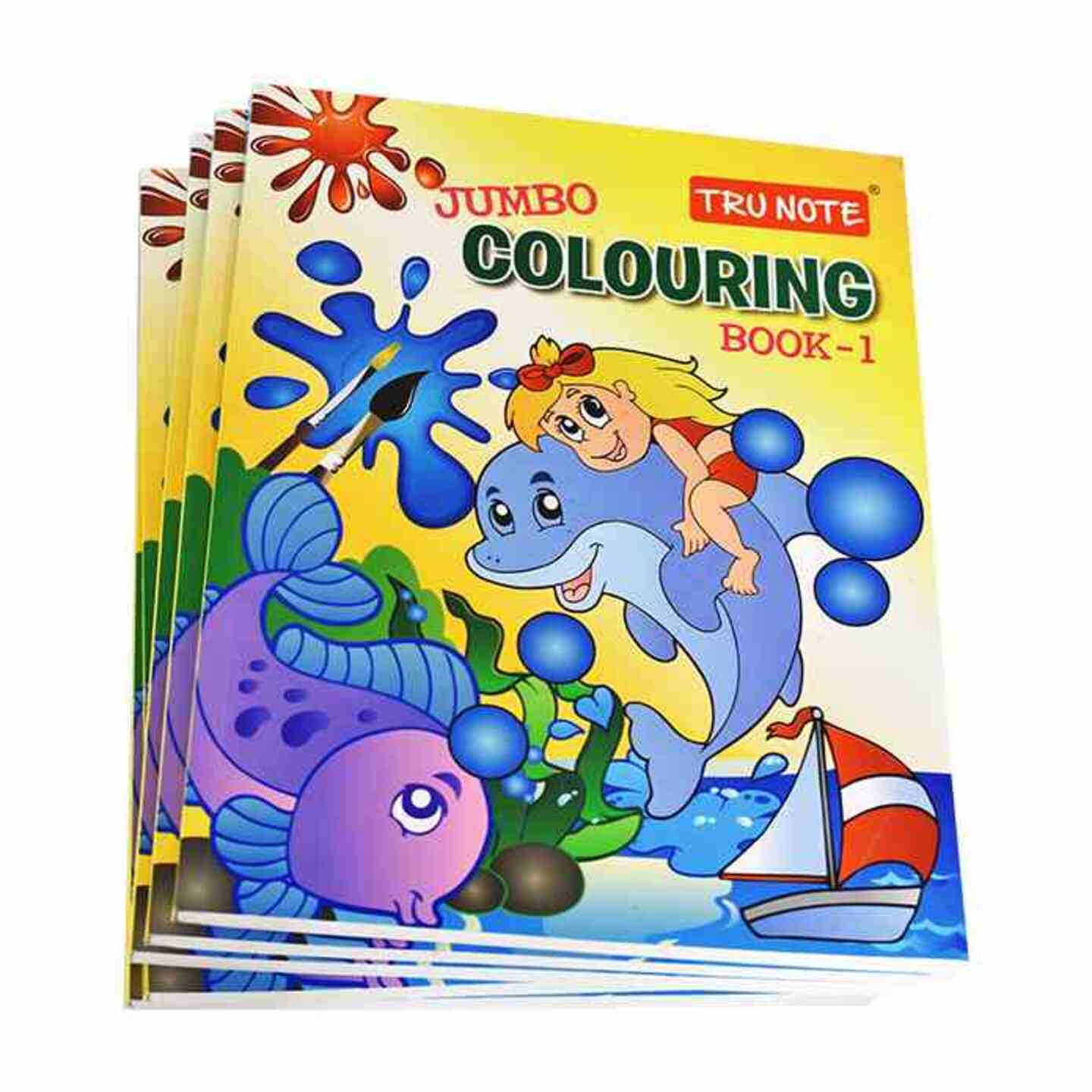 Tru Note Jumbo Colouring Book: 120 Pages