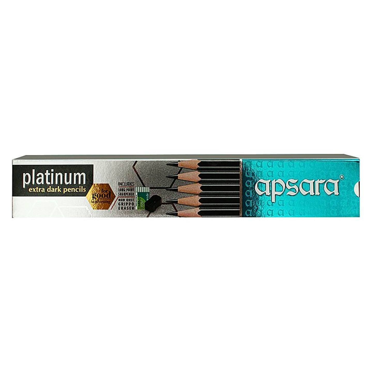 Apsara Platinum Pencil: 10 Pieces